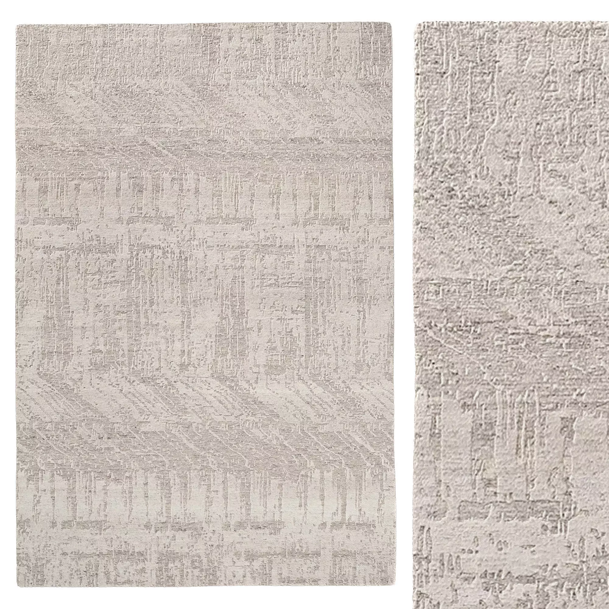 KHAURI WOOL and SILK RUG 3D model_0