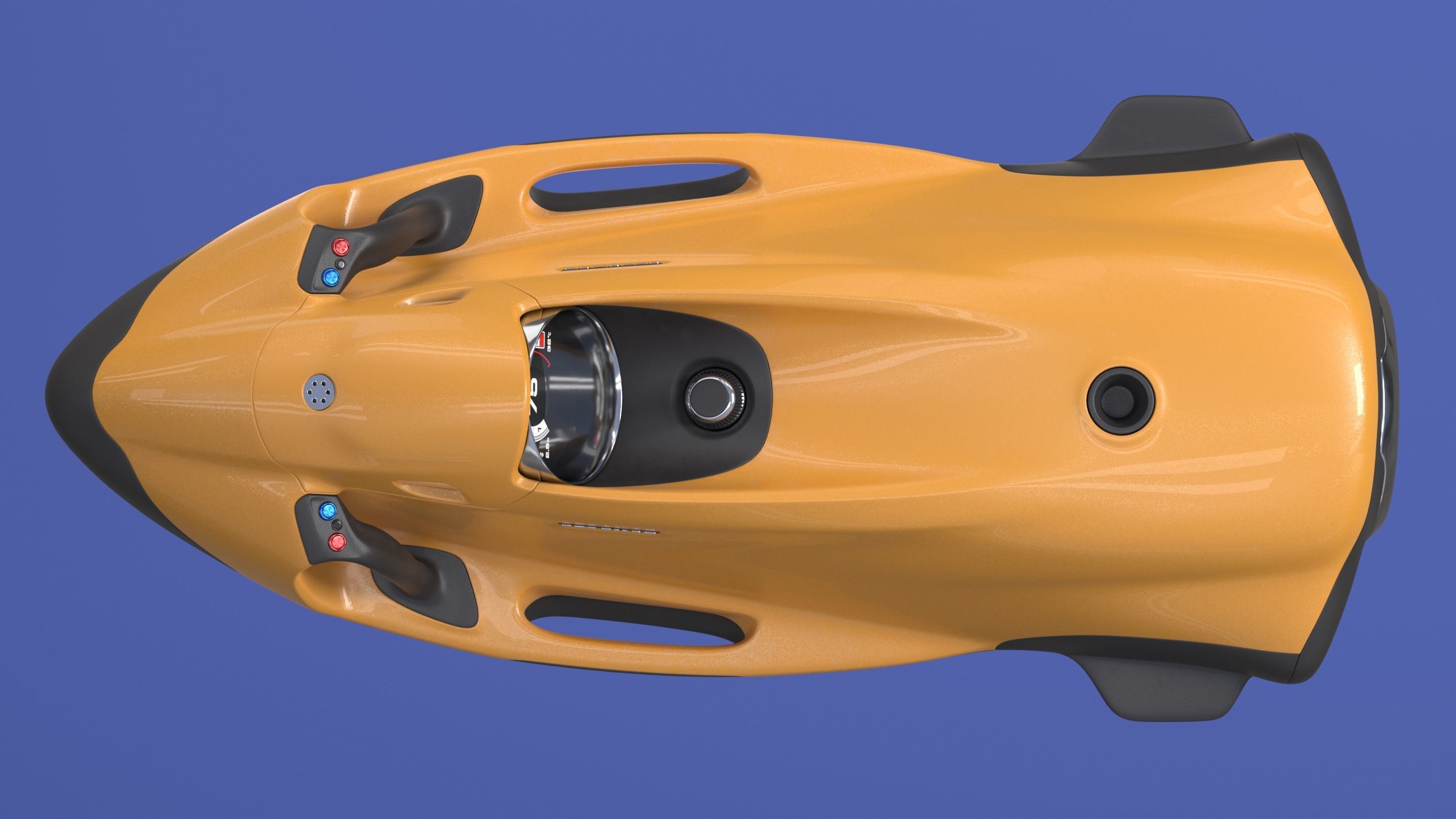 Personal watercraft Low-poly 3D model_2