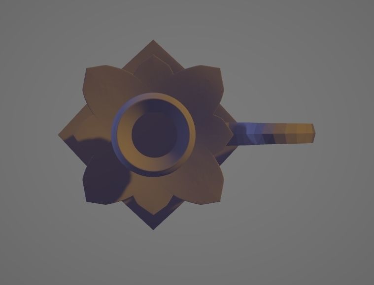 viviana candle holder  3D print model_2