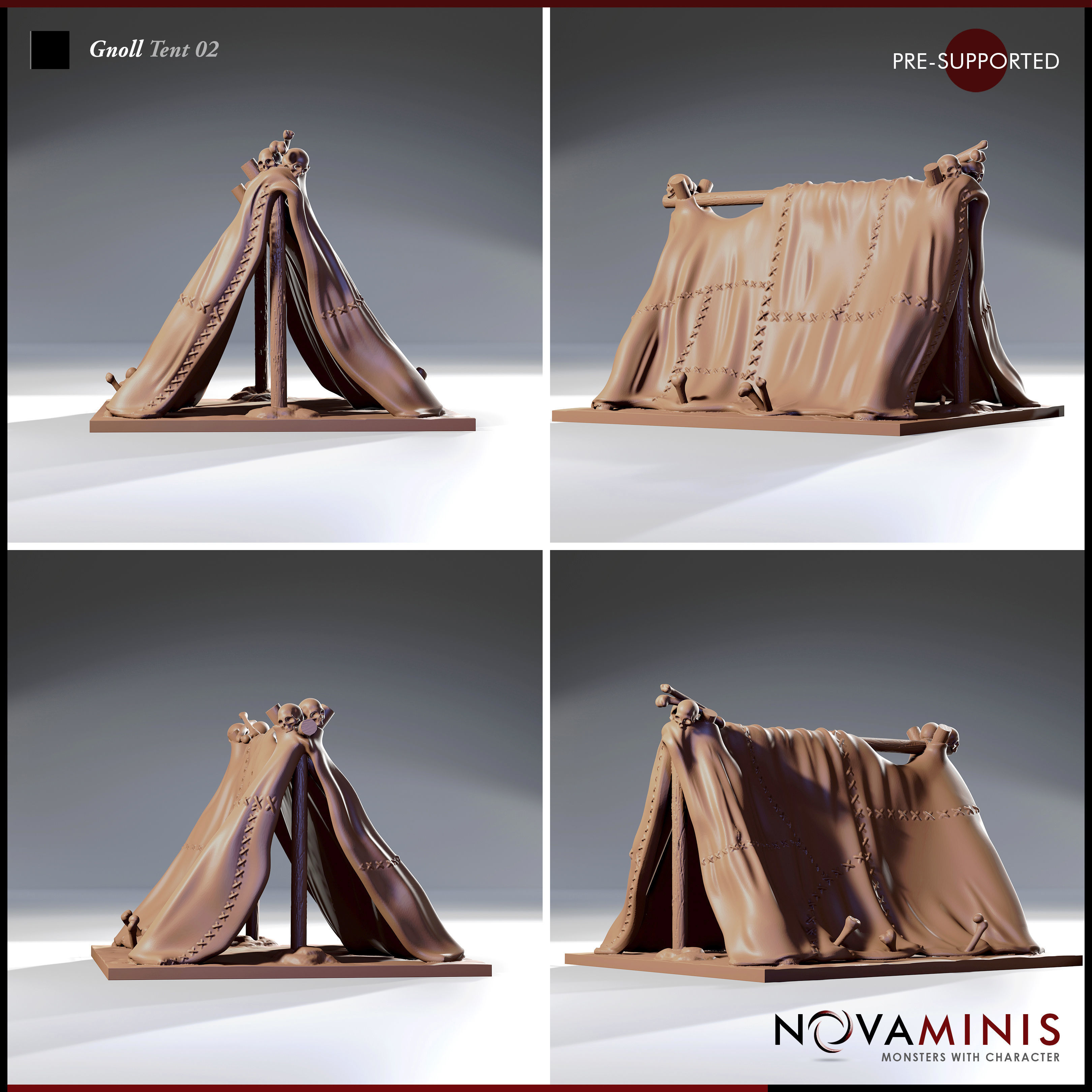 Gnoll Tent 02 3D print model_2