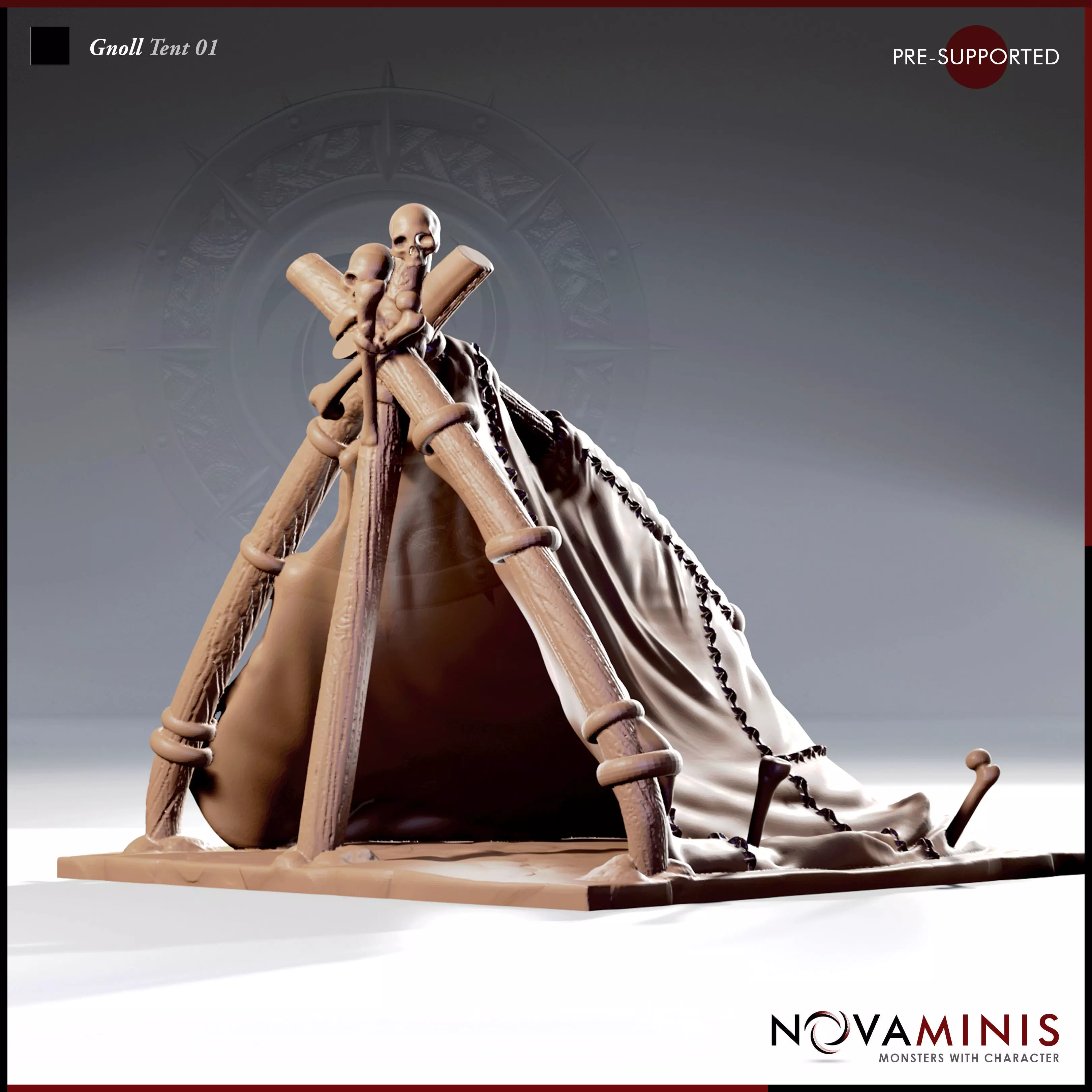 Gnoll Tent 01 3D print model_0