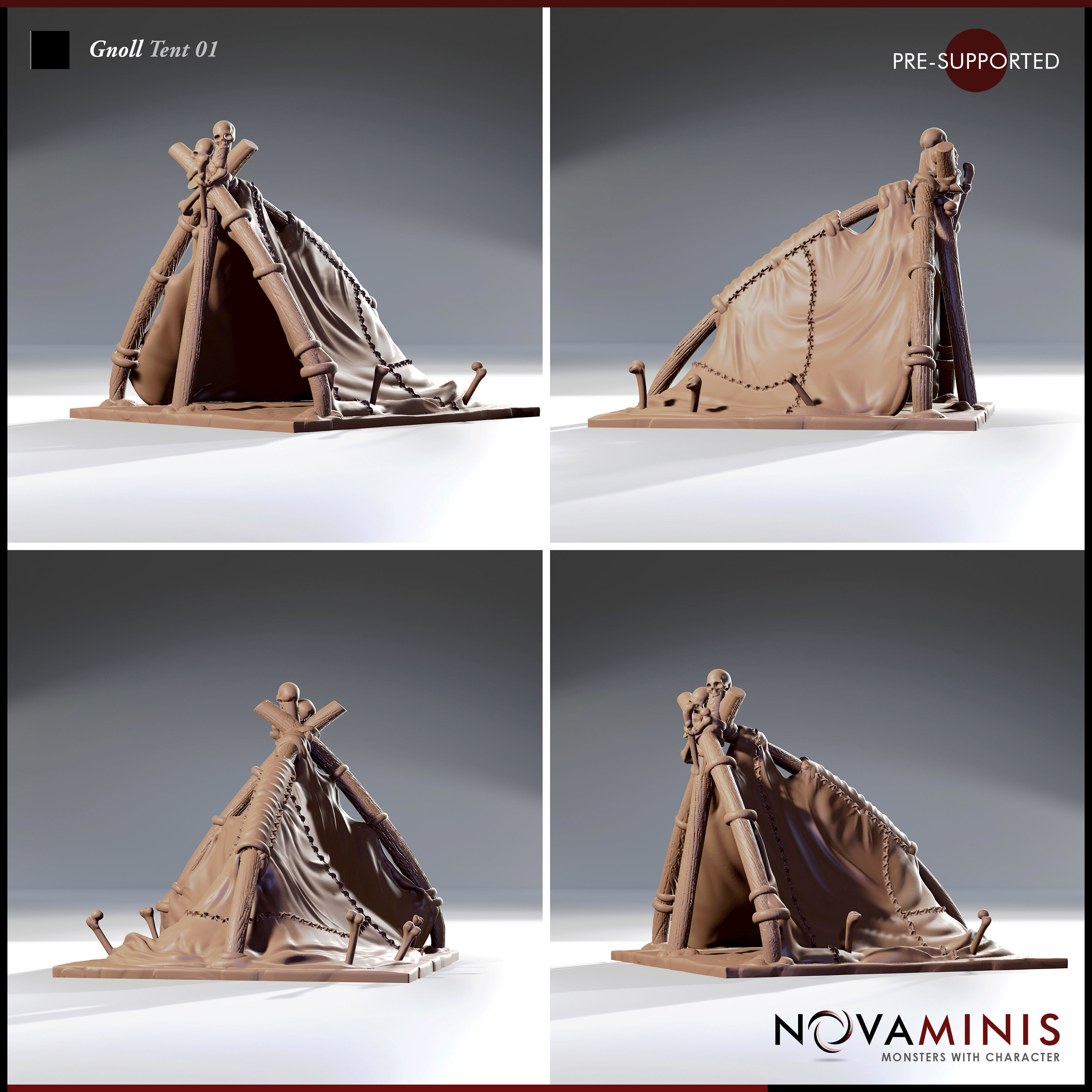 Gnoll Tent 01 3D print model_2