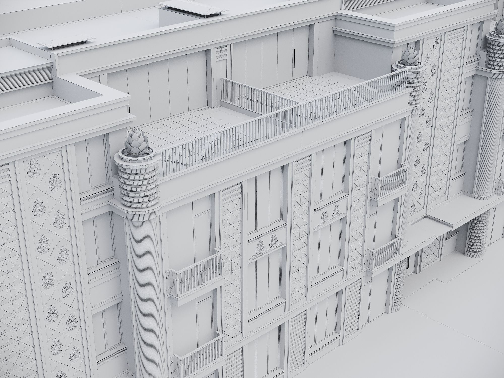 Residential Building 019 3D model_17