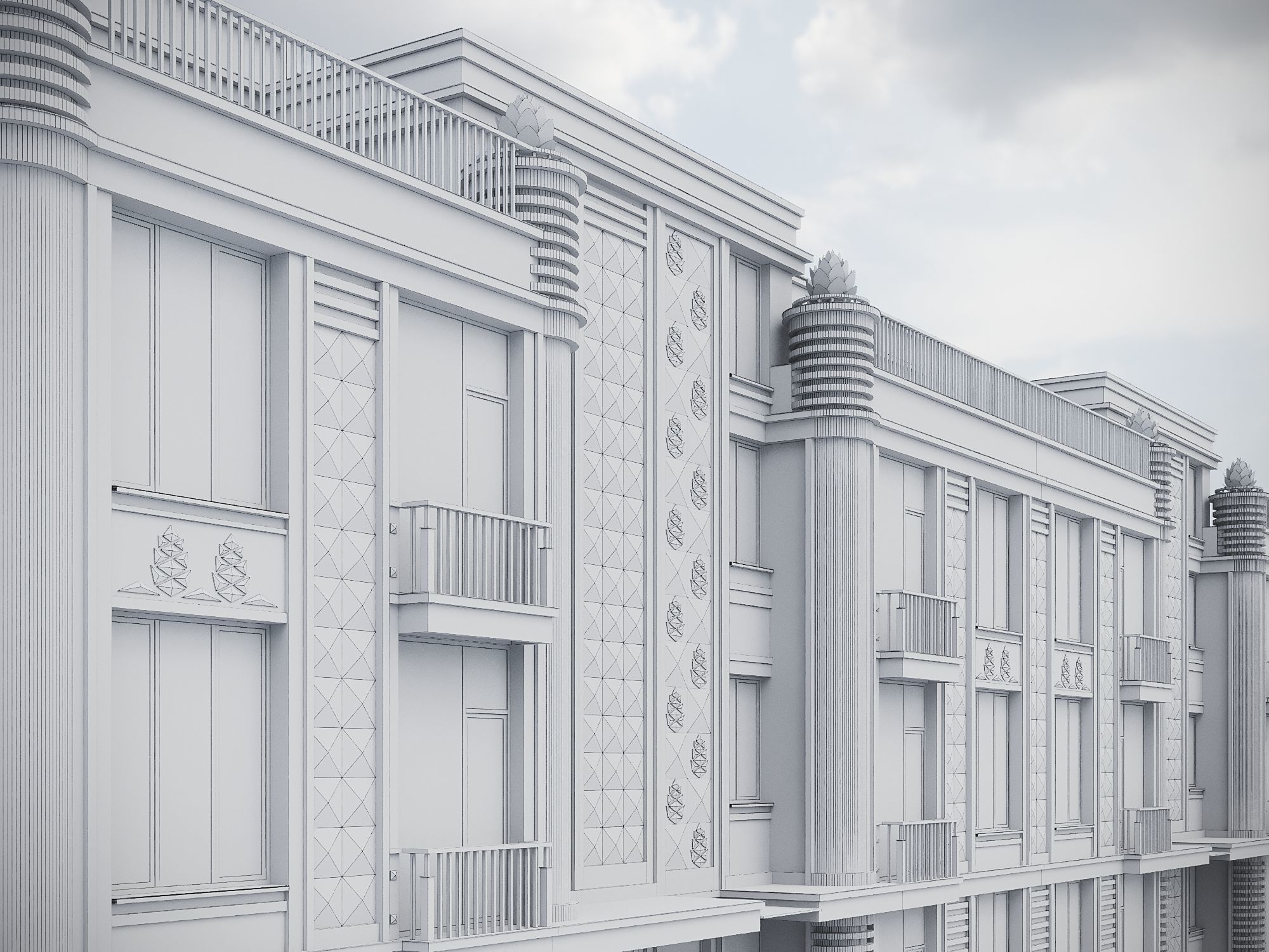 Residential Building 019 3D model_19