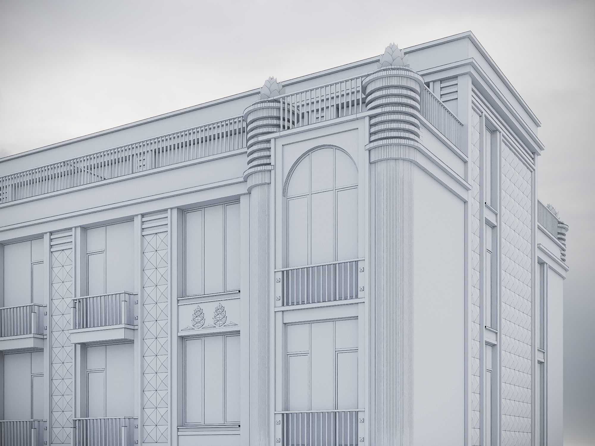 Residential Building 019 3D model_18