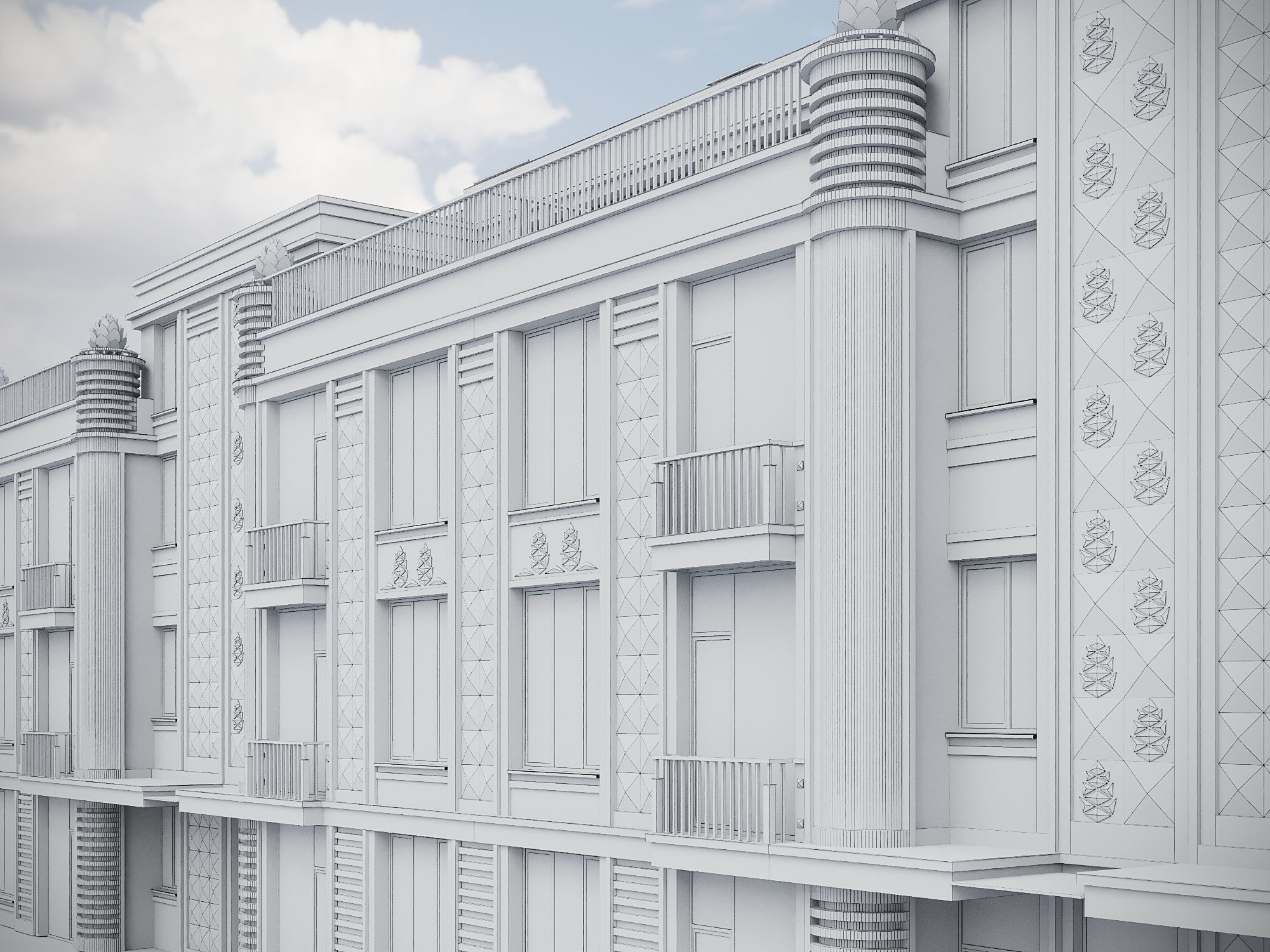 Residential Building 019 3D model_20