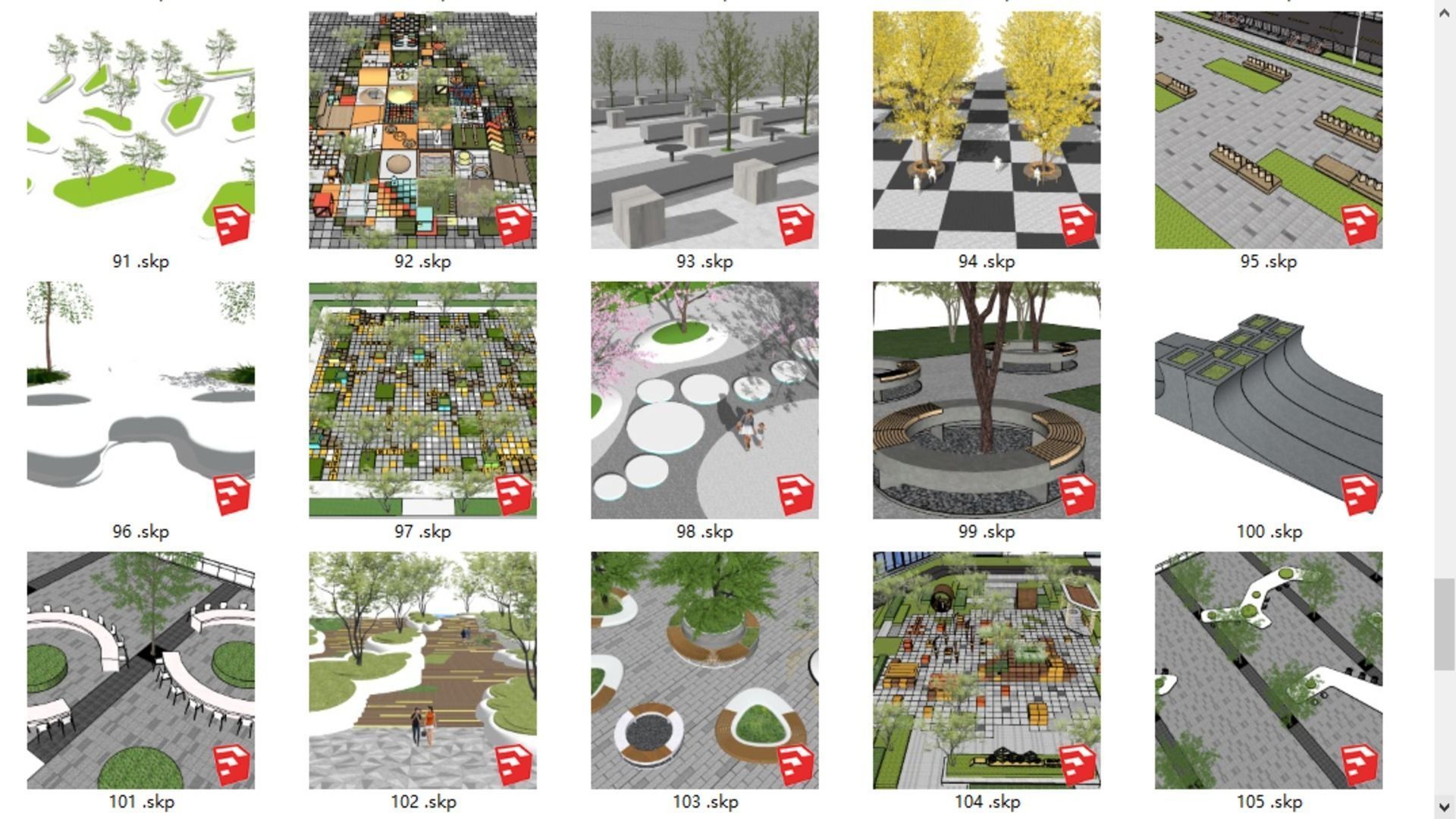 120 of urban furnitures and park elements2 3D model_6