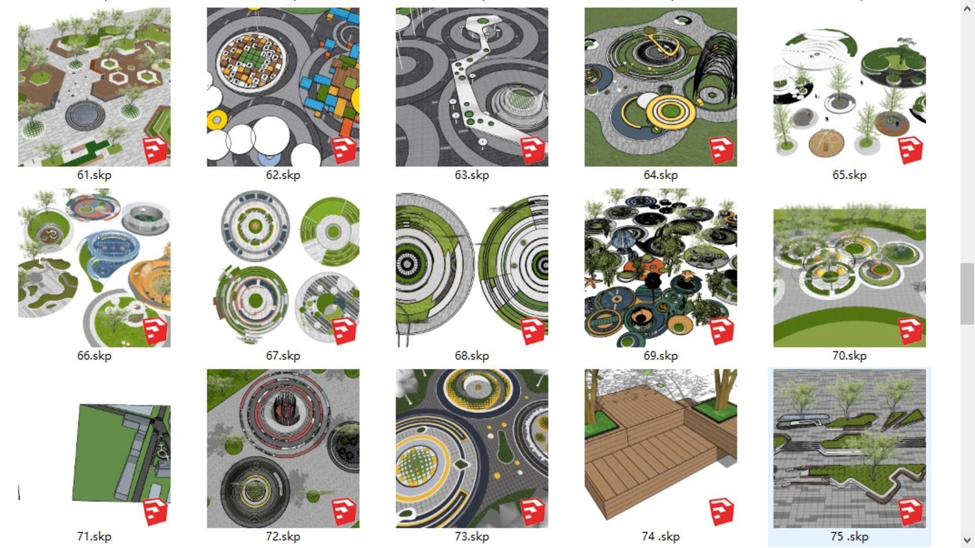 120 of urban furnitures and park elements2 3D model_4