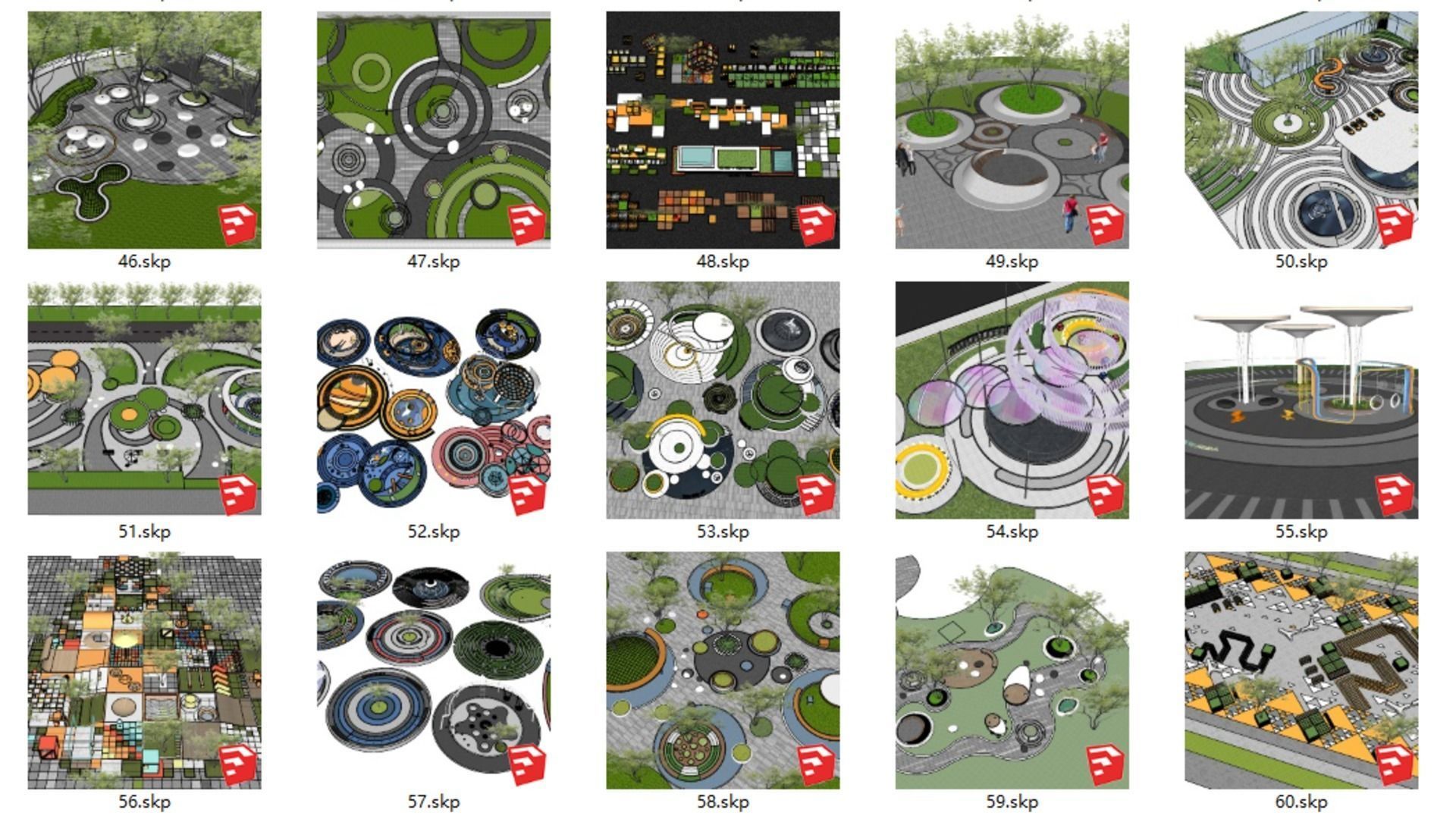 120 of urban furnitures and park elements2 3D model_3