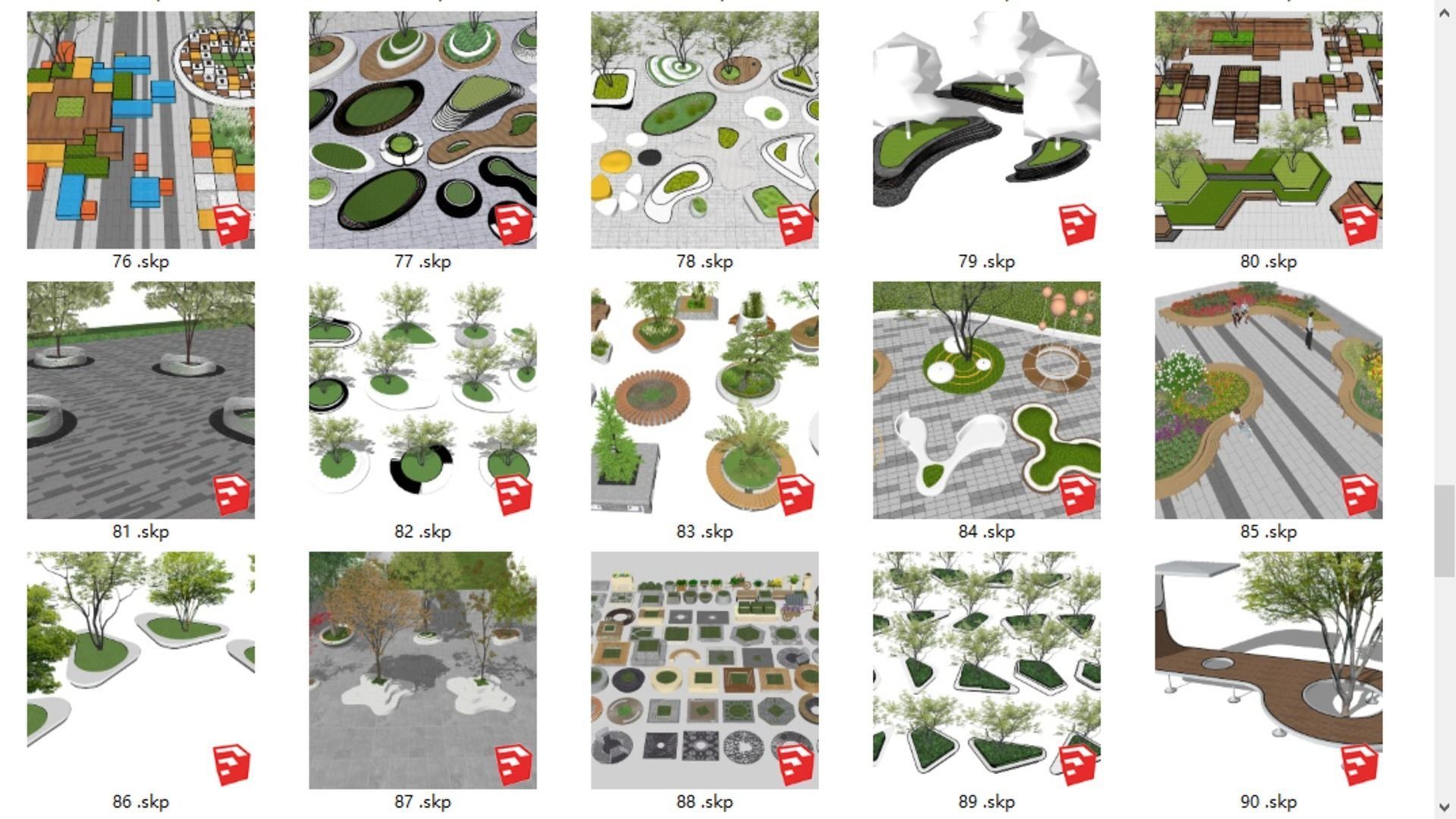120 of urban furnitures and park elements2 3D model_5