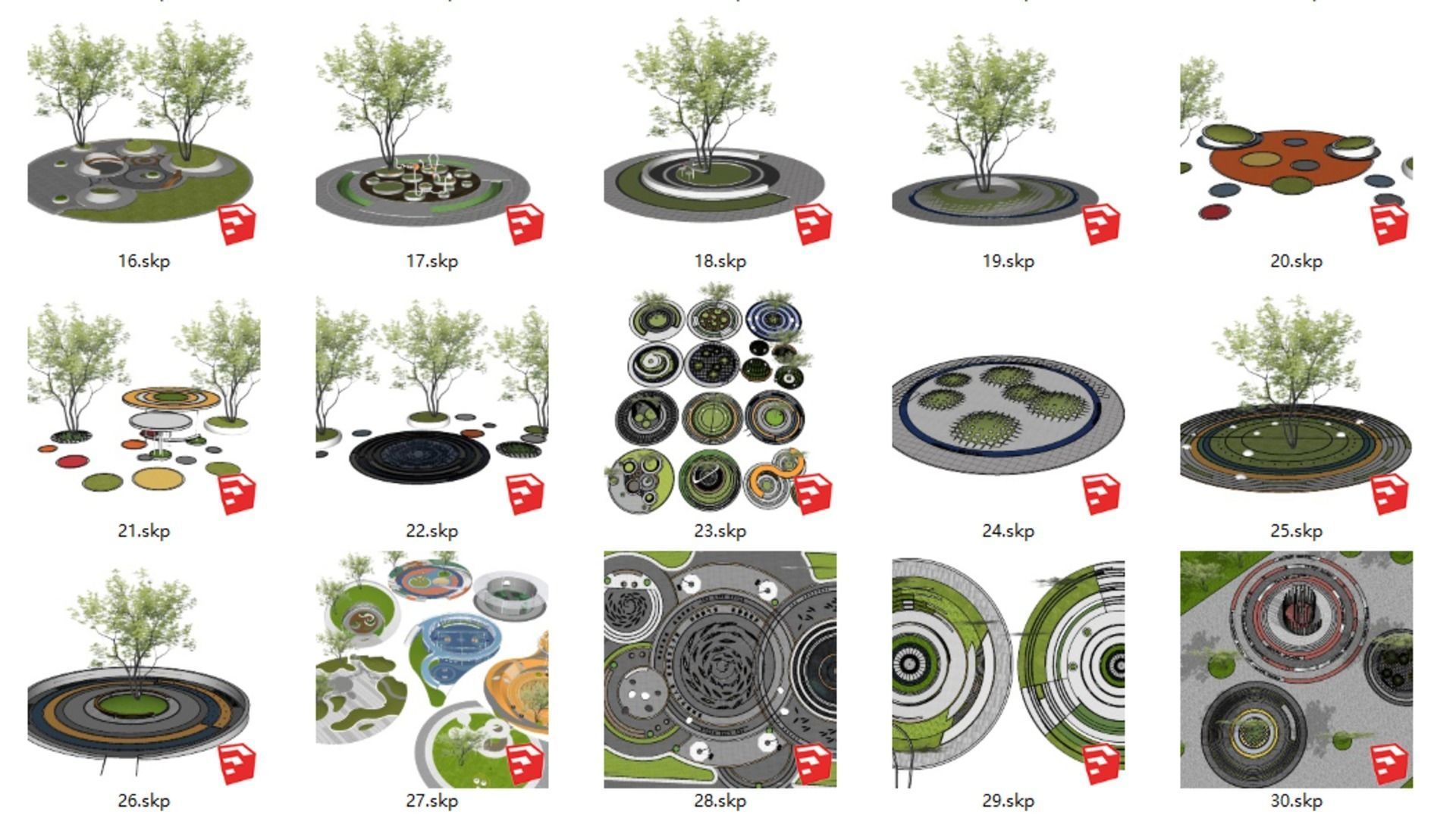 120 of urban furnitures and park elements2 3D model_1