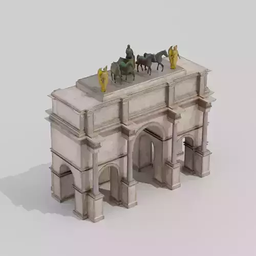 Arc de Triomphe du Carrousel 3D model