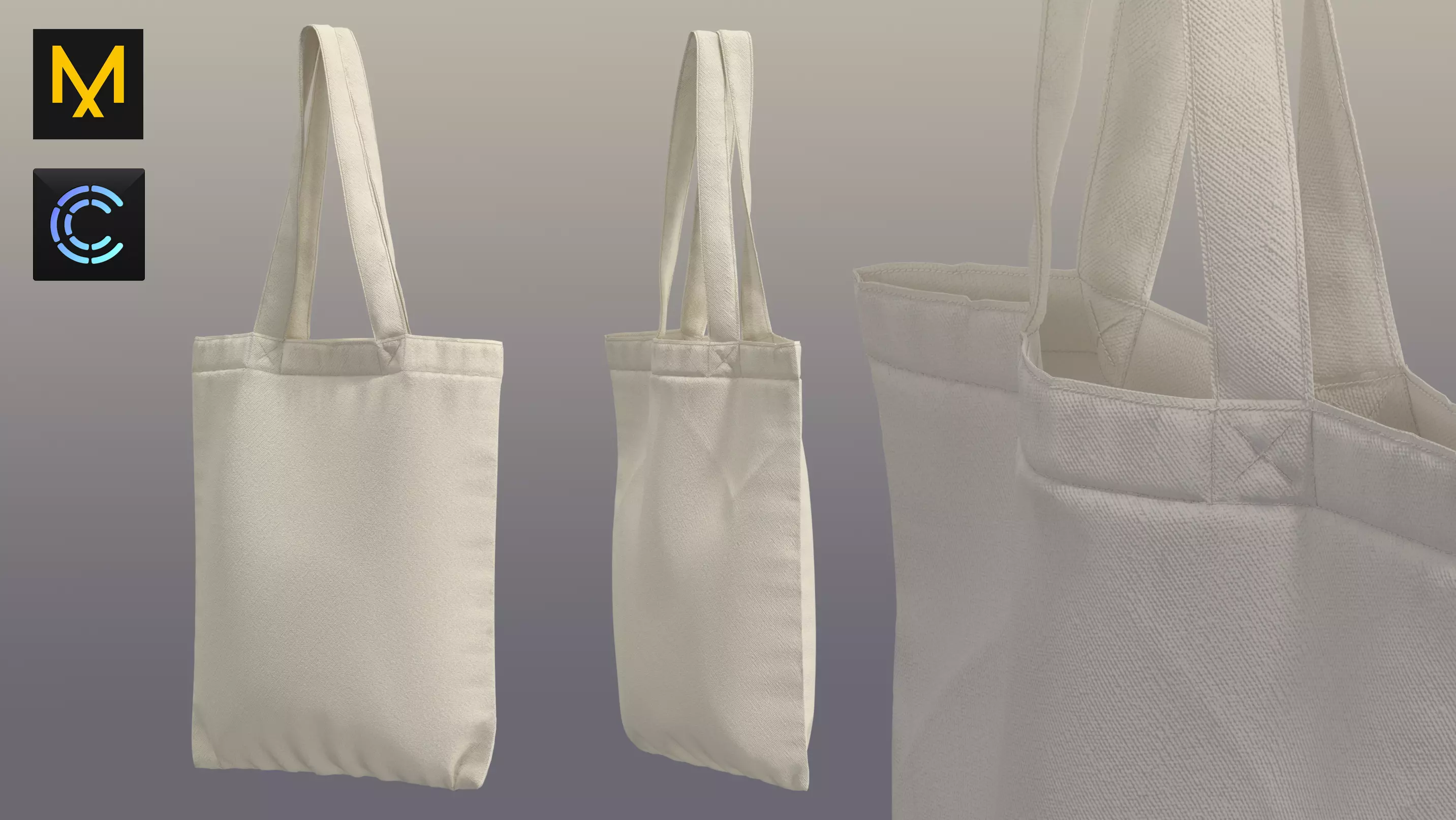 Shopper bag 3D model