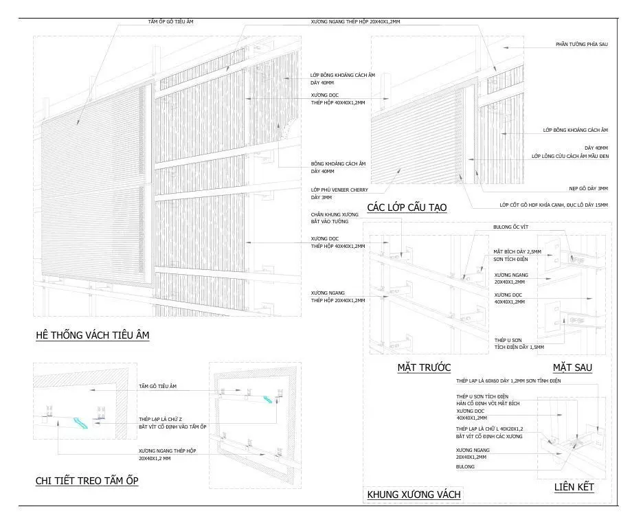 detail gypsum board soundproof Free 3D model
