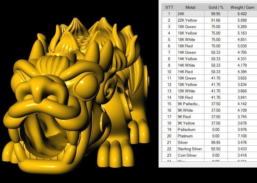 Pixiu Face Bracelet-Unicorn bracelet T06 3D print model_10