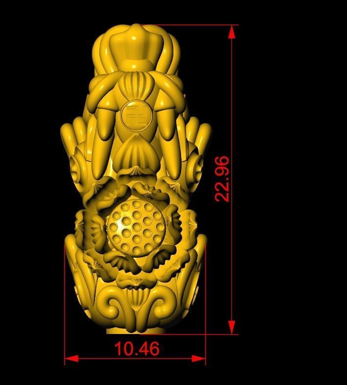 Pixiu Face Bracelet-Unicorn bracelet T06 3D print model_2