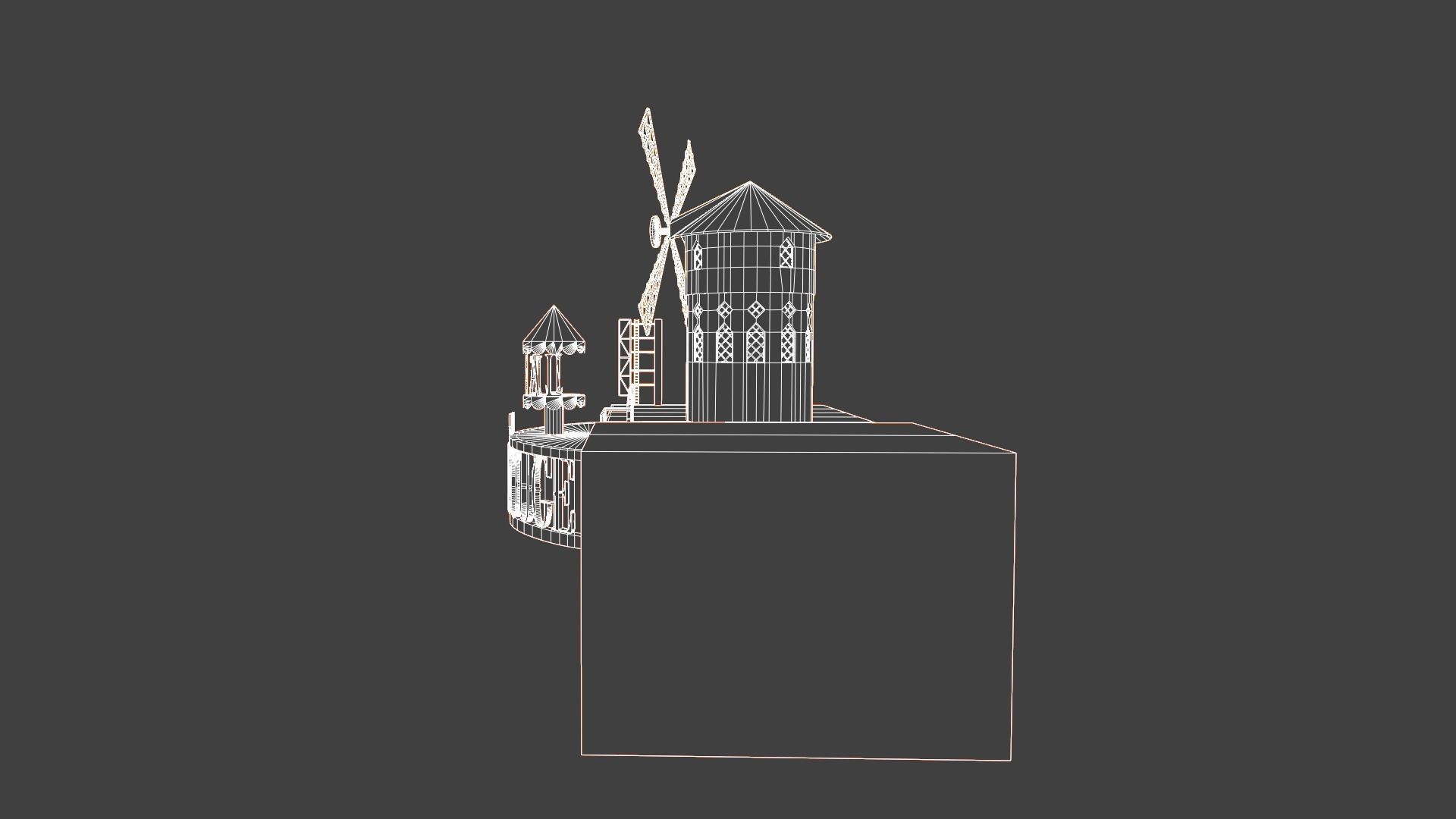 Moulin Rouge Entrance 3D model_15