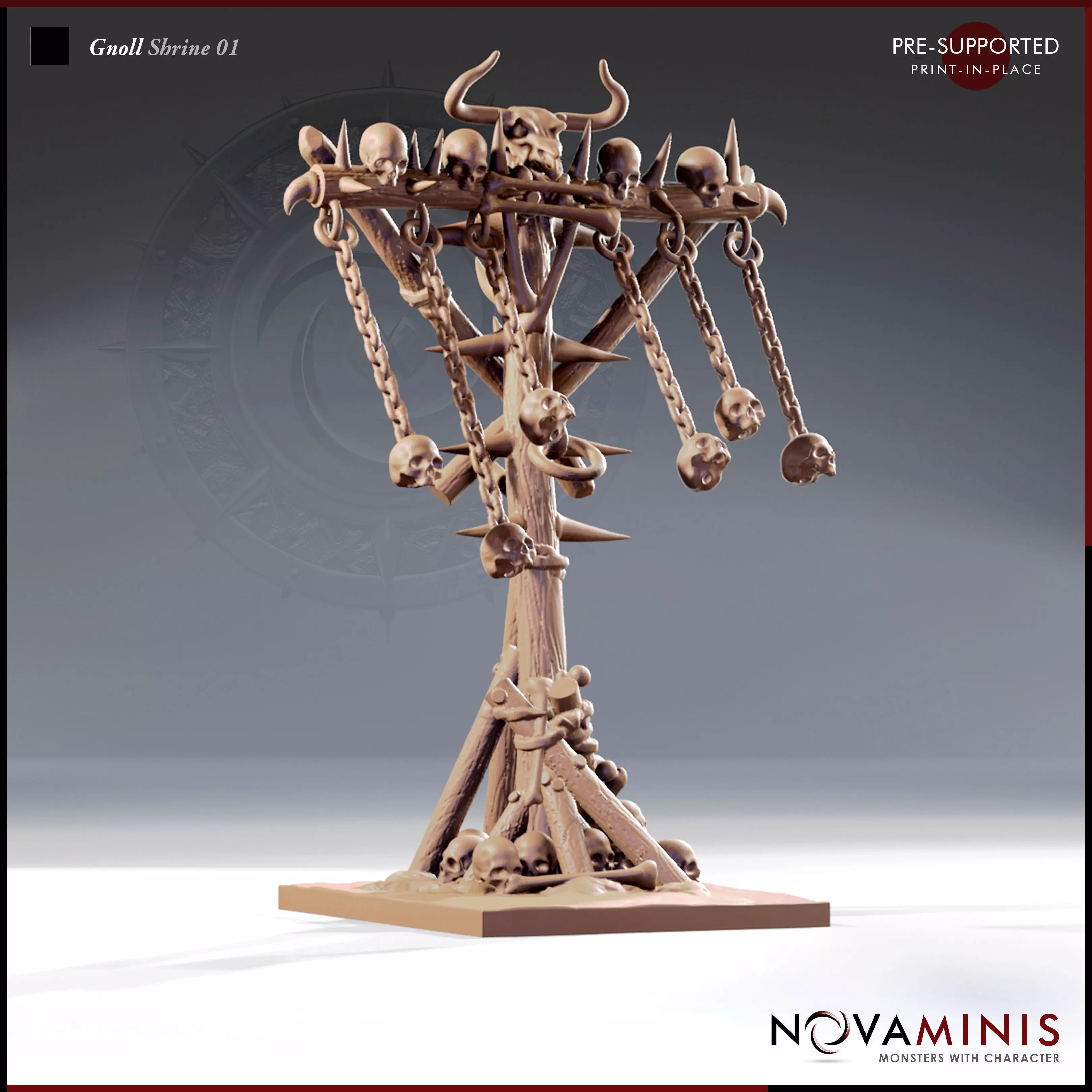 Gnoll Shrine 01 3D print model_0