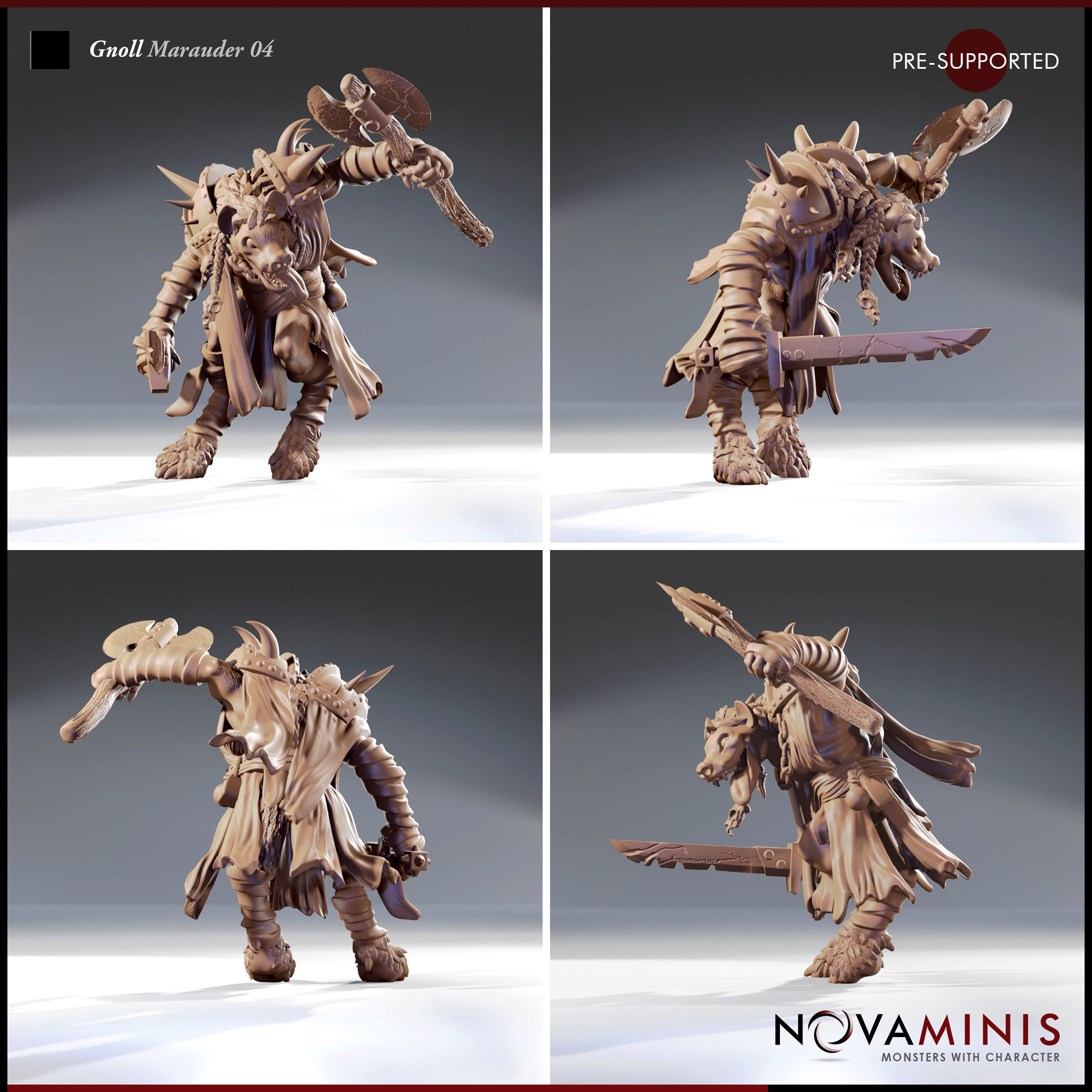 Gnoll Marauder 04 3D print model_2