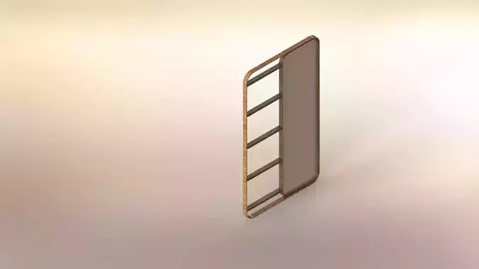 Mirror coat hanger 