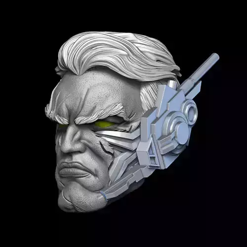 THE CABLE XMEN HEAD 1 12 3D print model