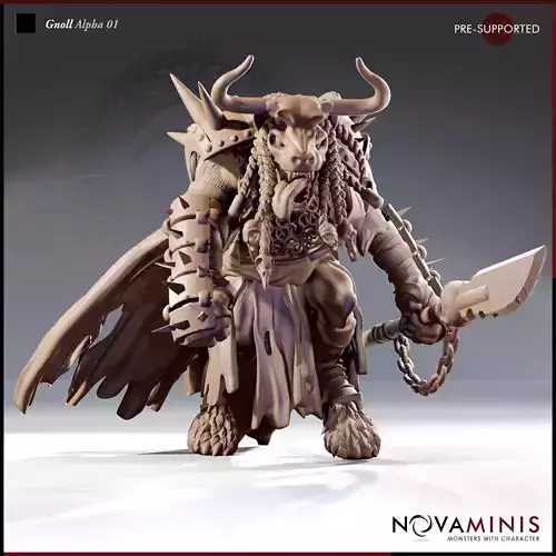 Gnoll Alpha 01 3D print model