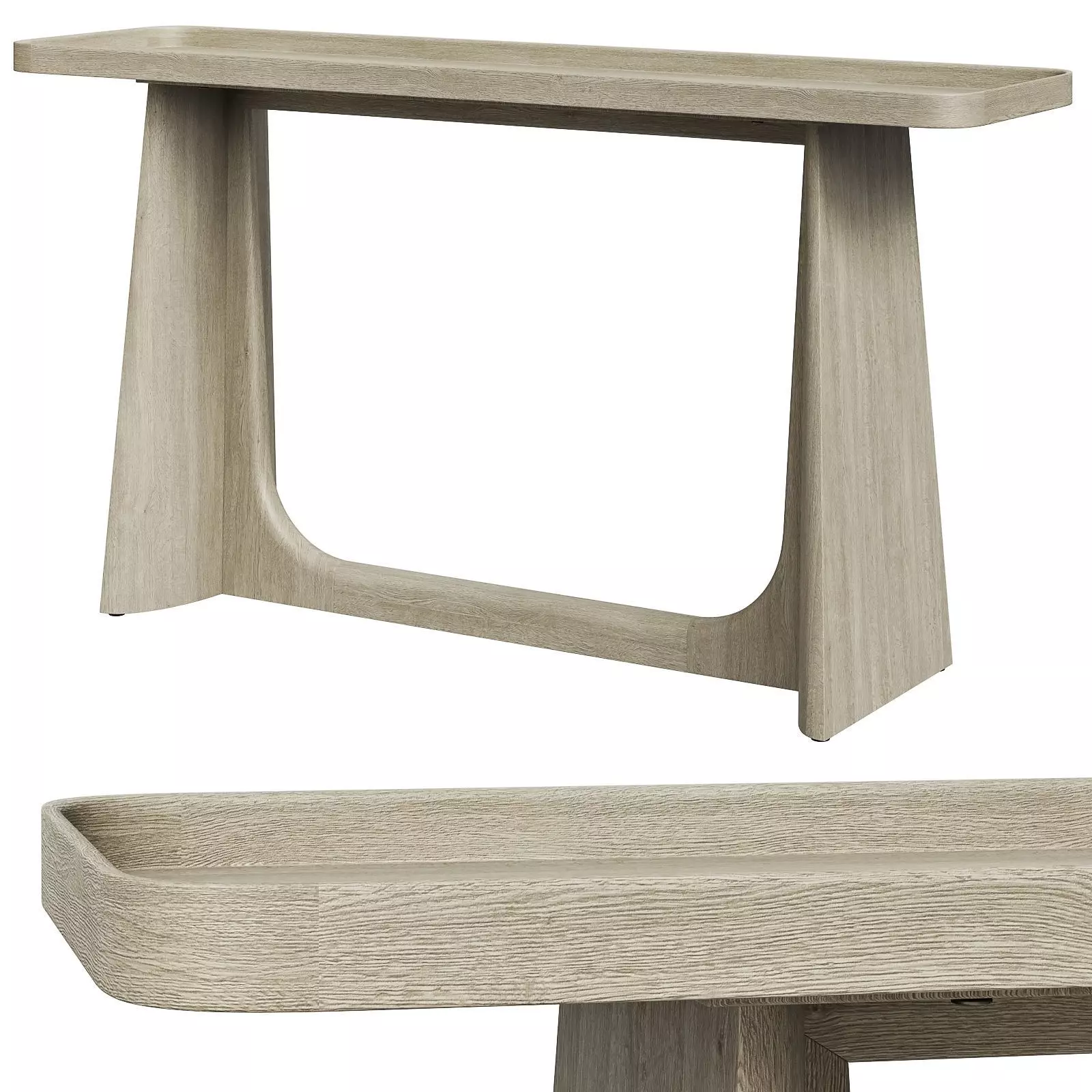 Repose console by Theodore Alexander 3D model_0