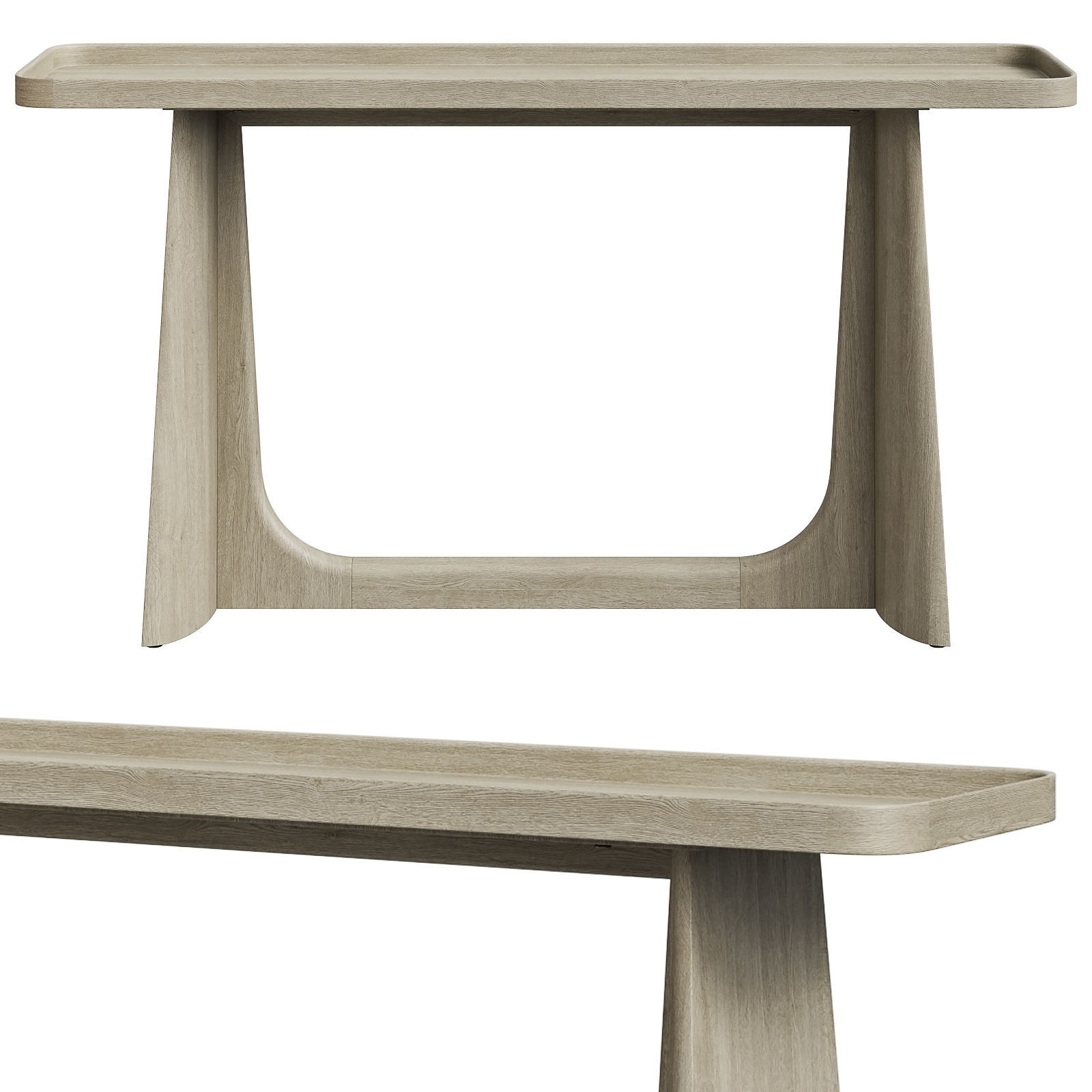 Repose console by Theodore Alexander 3D model_1