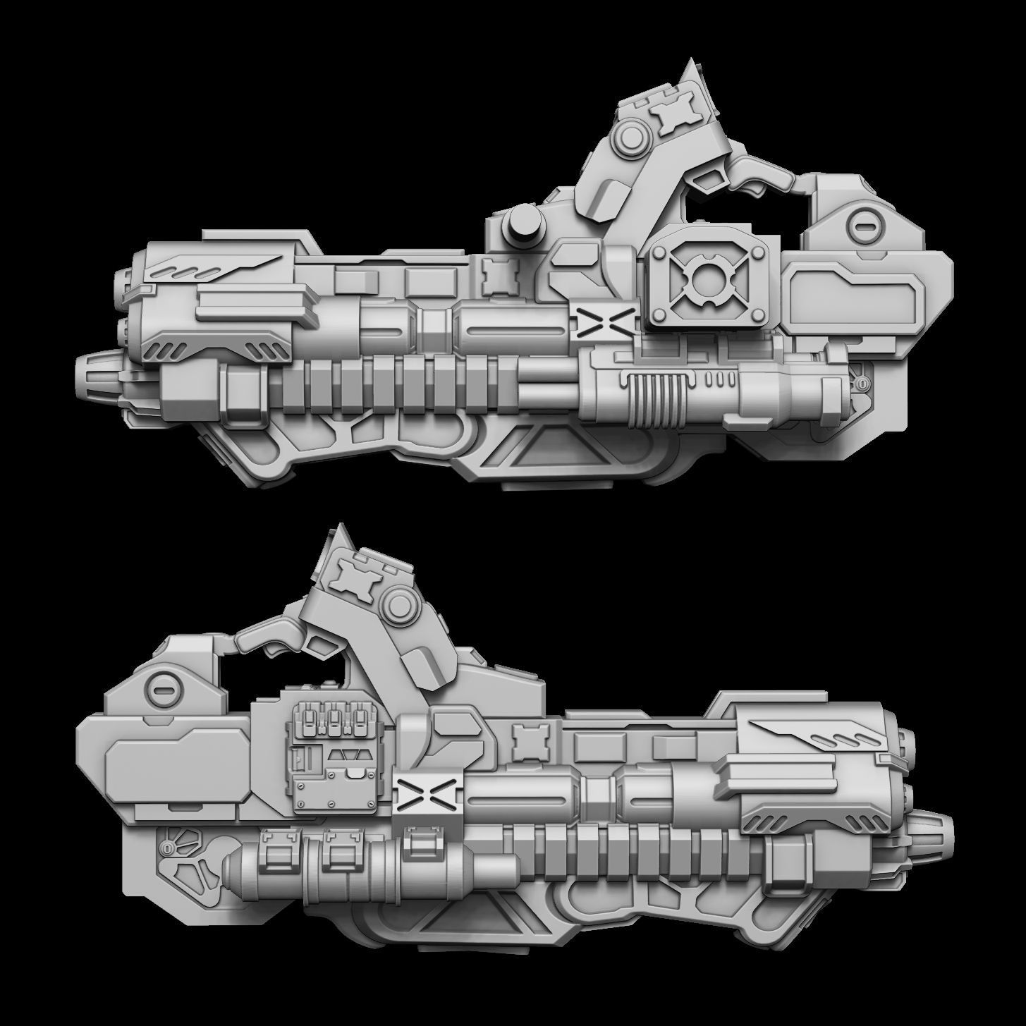 CABLE XMEN KIT WITH ARMOR HEAD AND GUN 3D print model_2