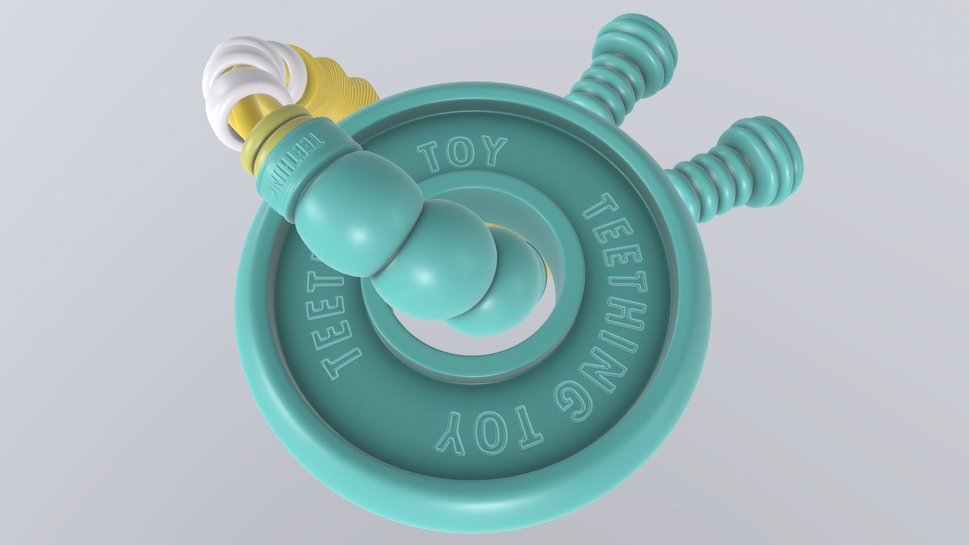 TeethingToy Low-poly 3D model_4