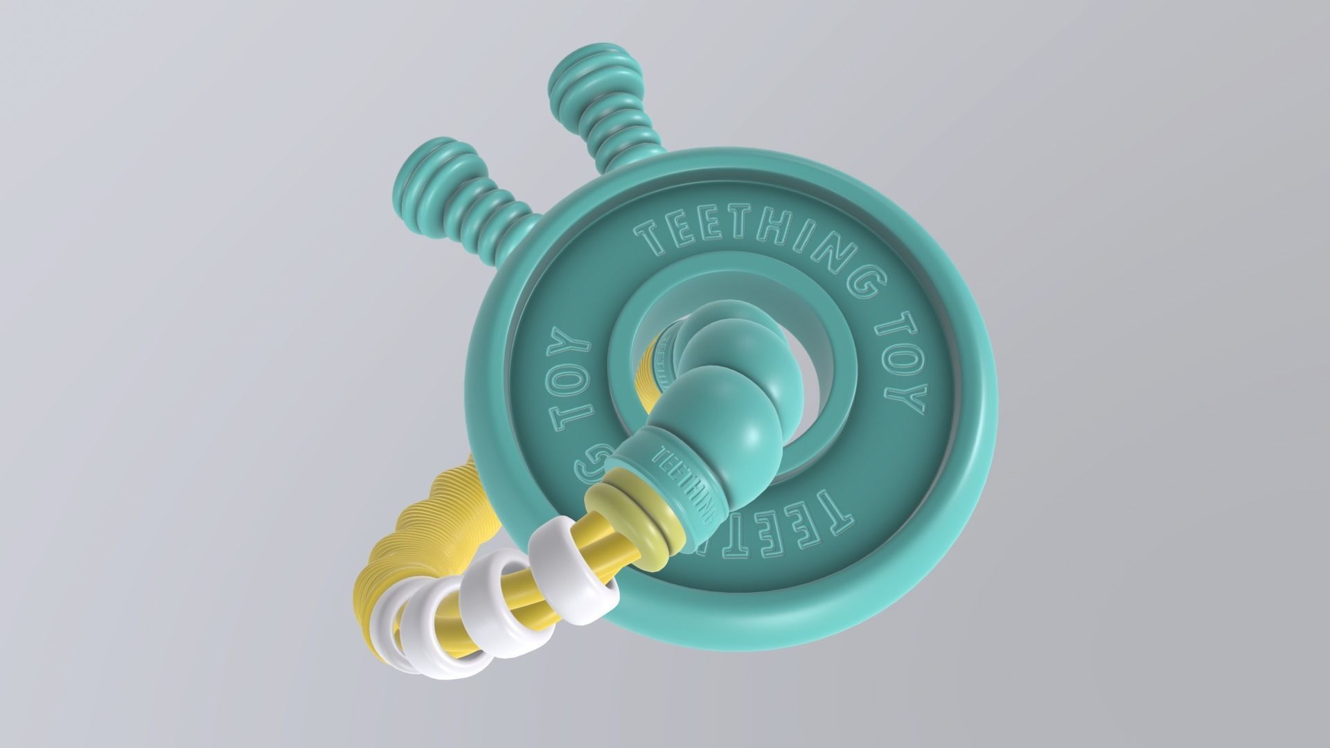 TeethingToy Low-poly 3D model_3