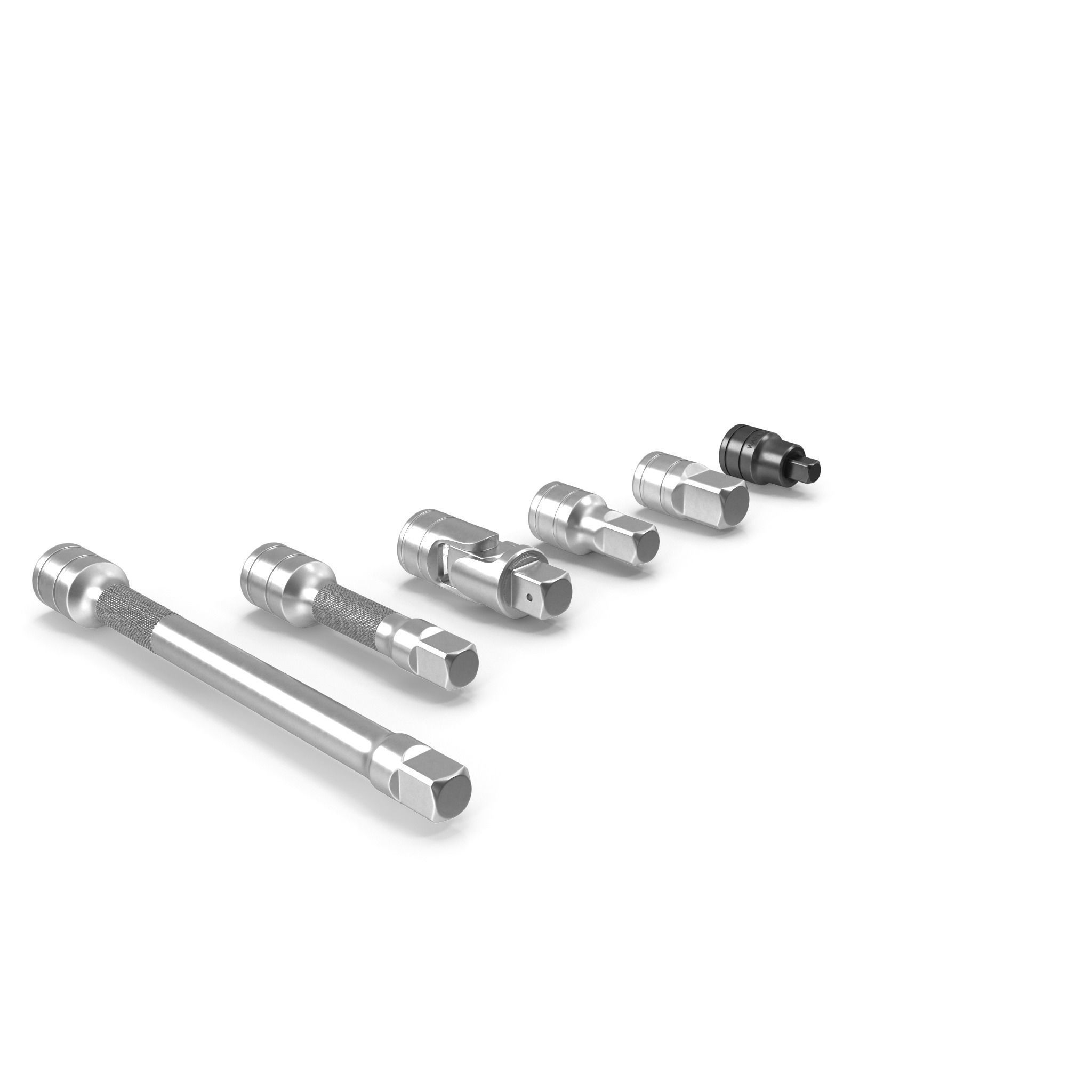 Agggl GFAT1E Drive Adaptor Extension Set Low-poly 3D model_1