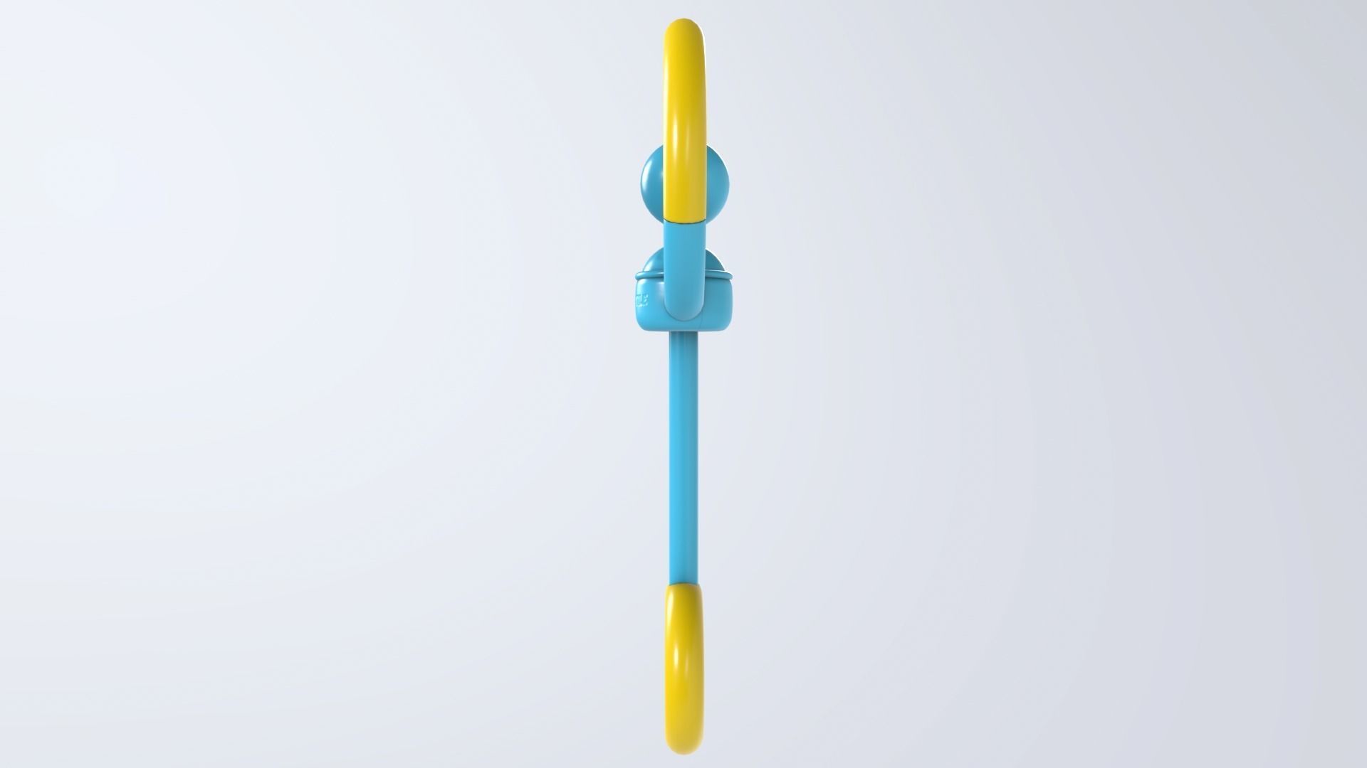 BabyRattle Low-poly 3D model_6