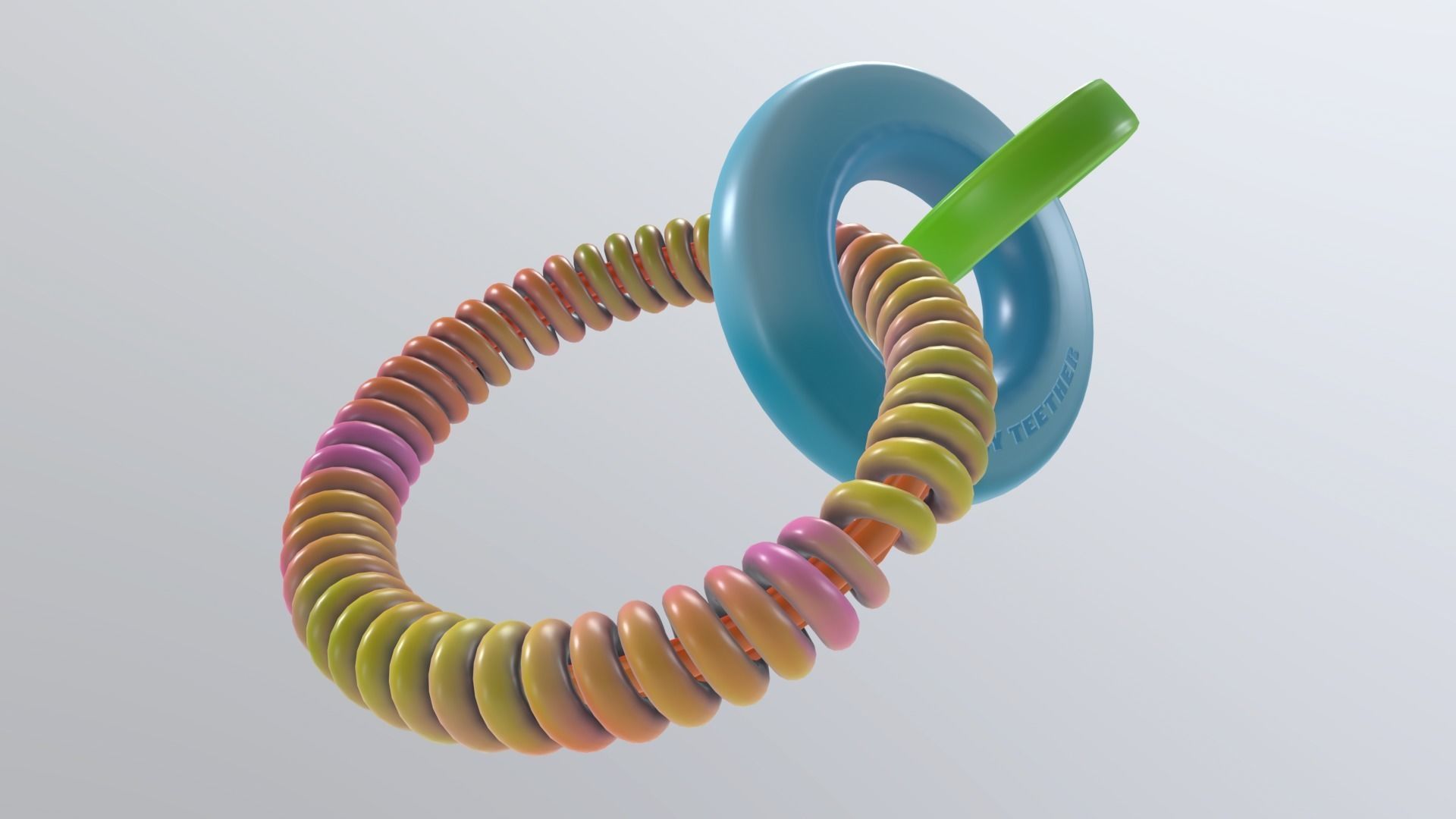 BabyTeether Low-poly 3D model_7