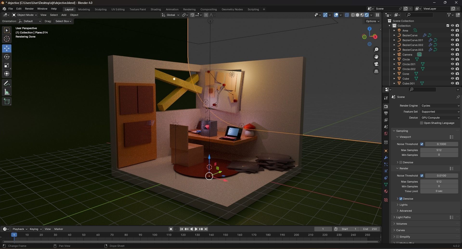 Detective room 3D model_4