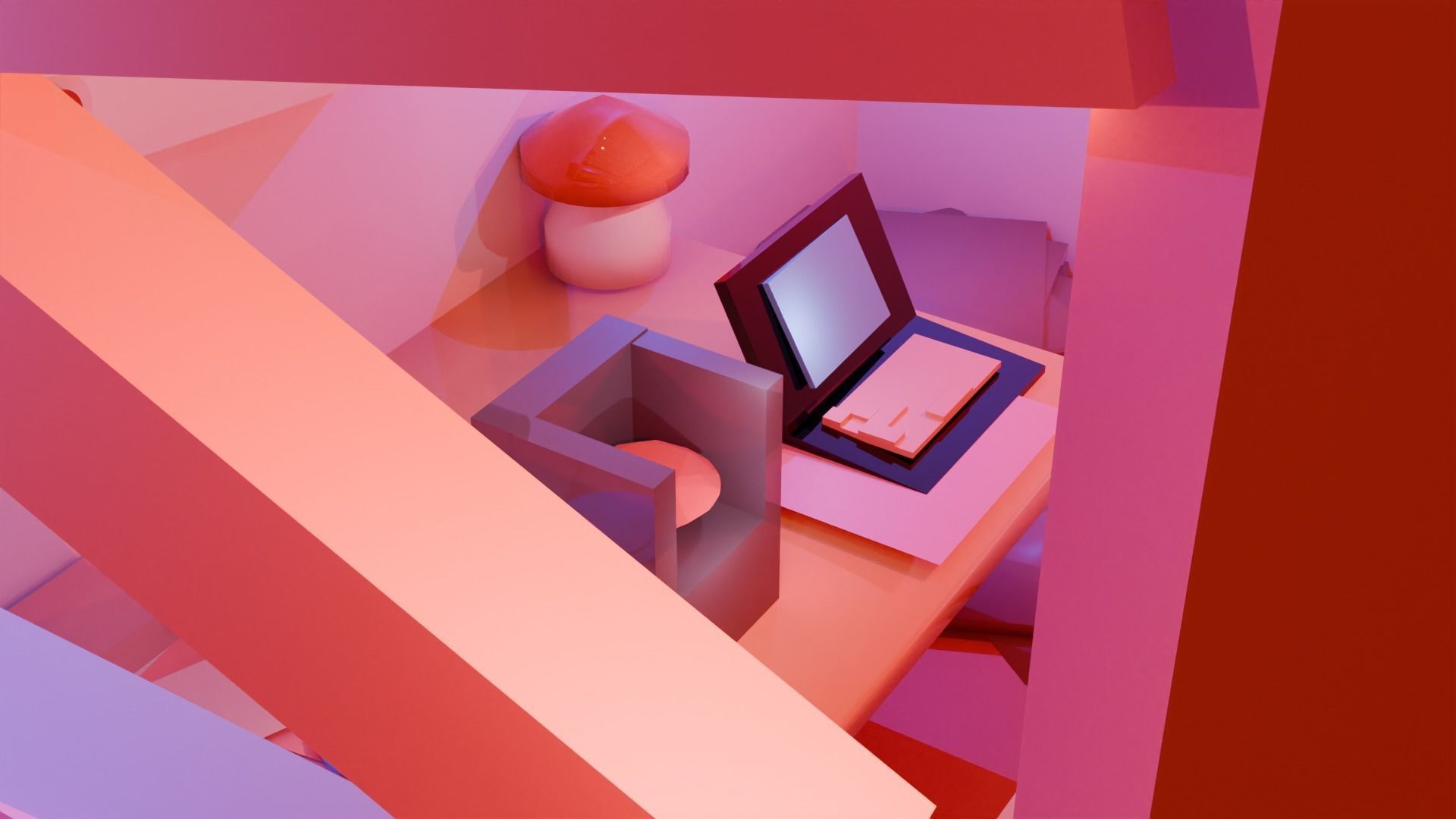 Detective room 3D model_2