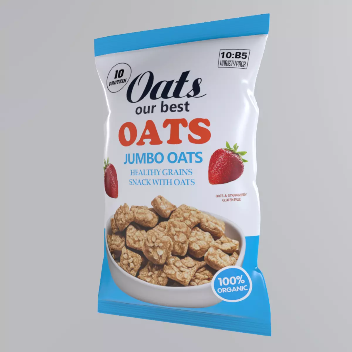 BiscuitSnack Low-poly 3D model_0