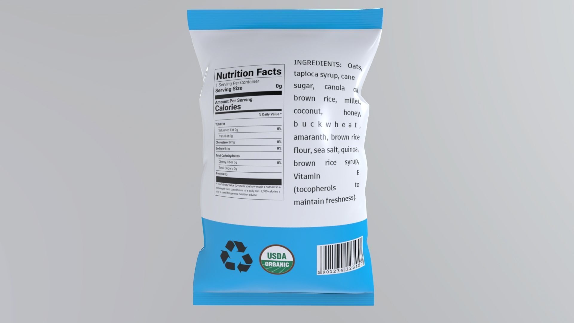 BiscuitSnack Low-poly 3D model_9