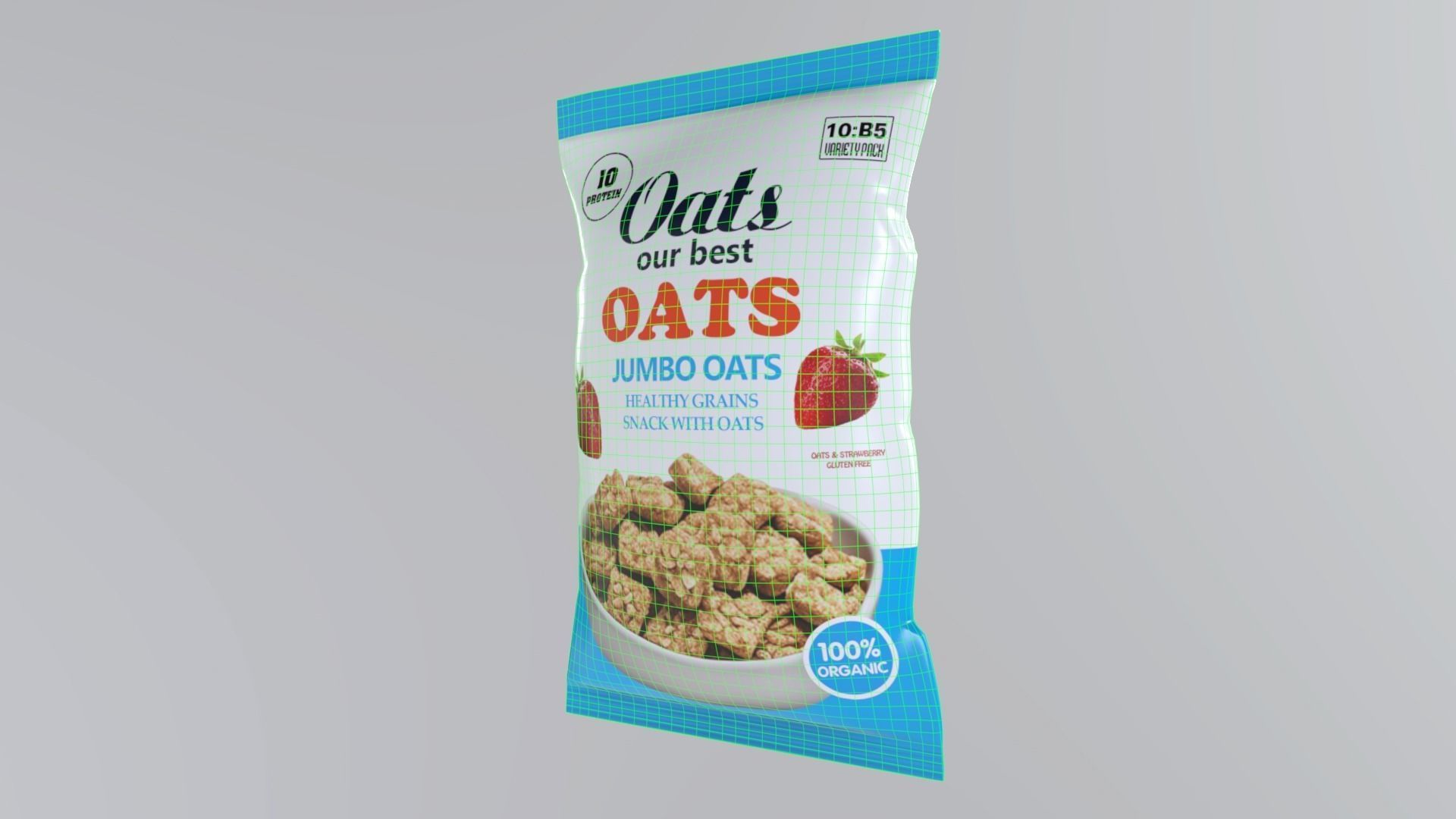 BiscuitSnack Low-poly 3D model_4