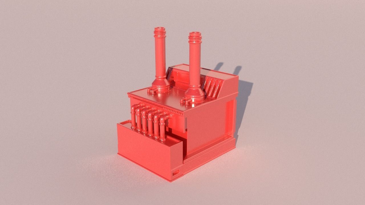 OilRig for 3Dprint 3D print model_9