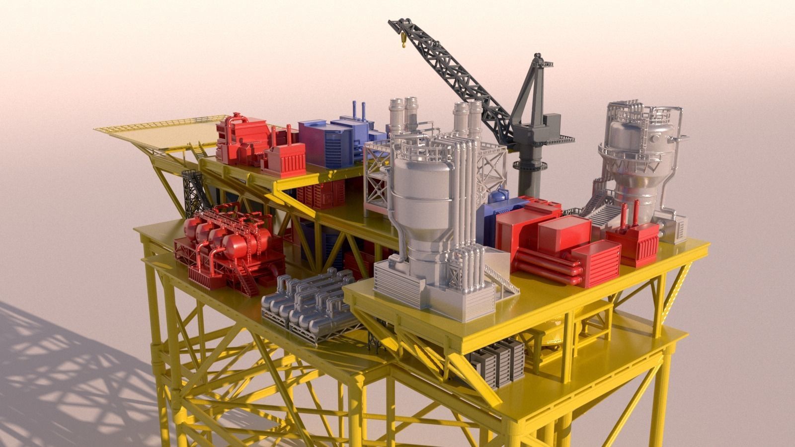 OilRig for 3Dprint 3D print model_16