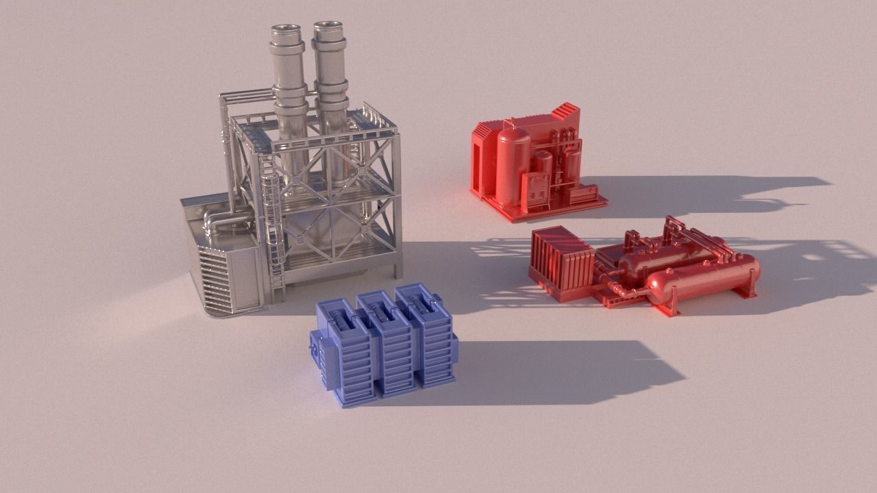 OilRig for 3Dprint 3D print model_13