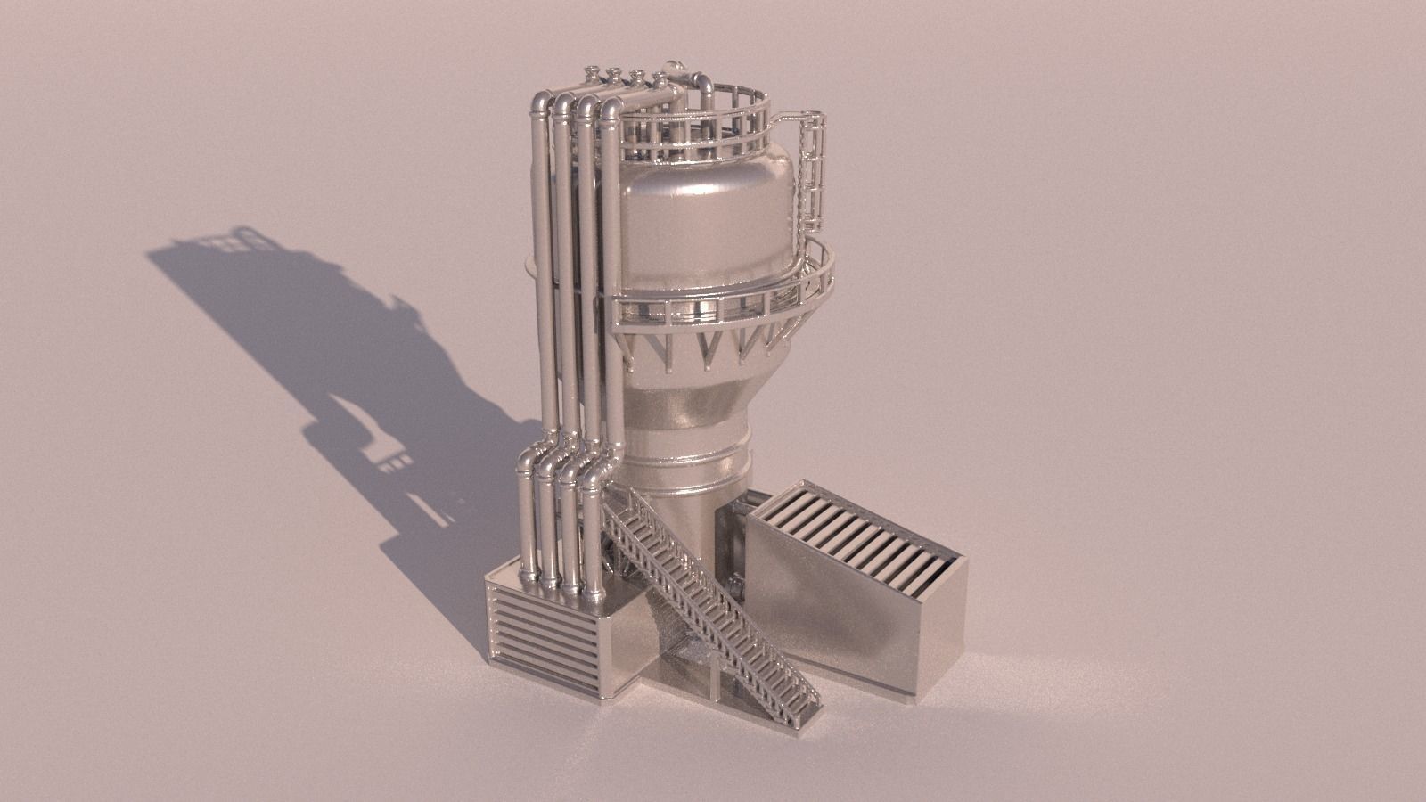 OilRig for 3Dprint 3D print model_7