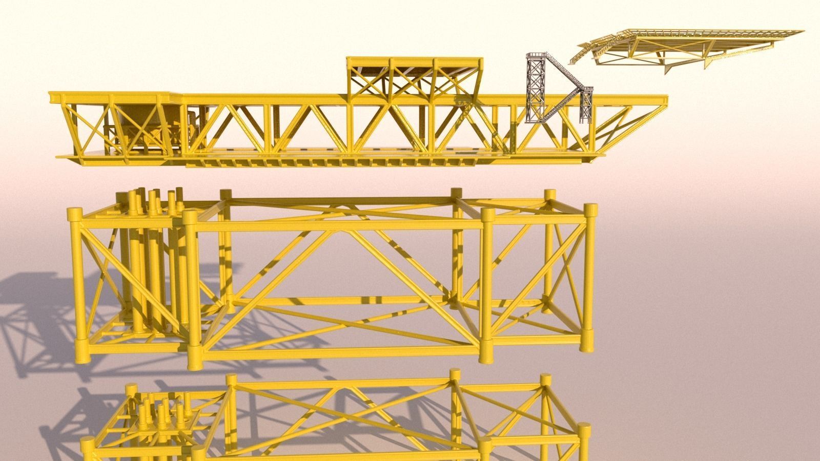 OilRig for 3Dprint 3D print model_1