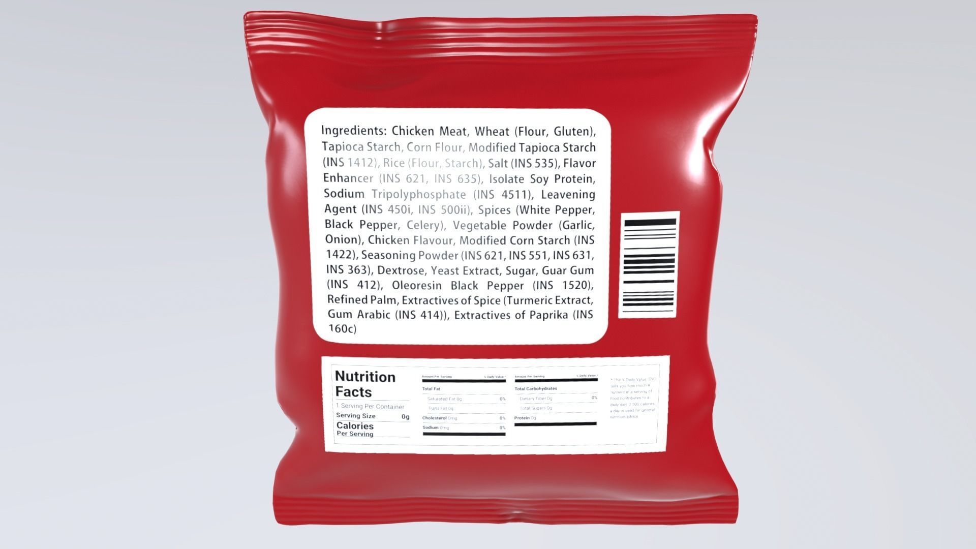 ChickenNuggets Low-poly 3D model_4