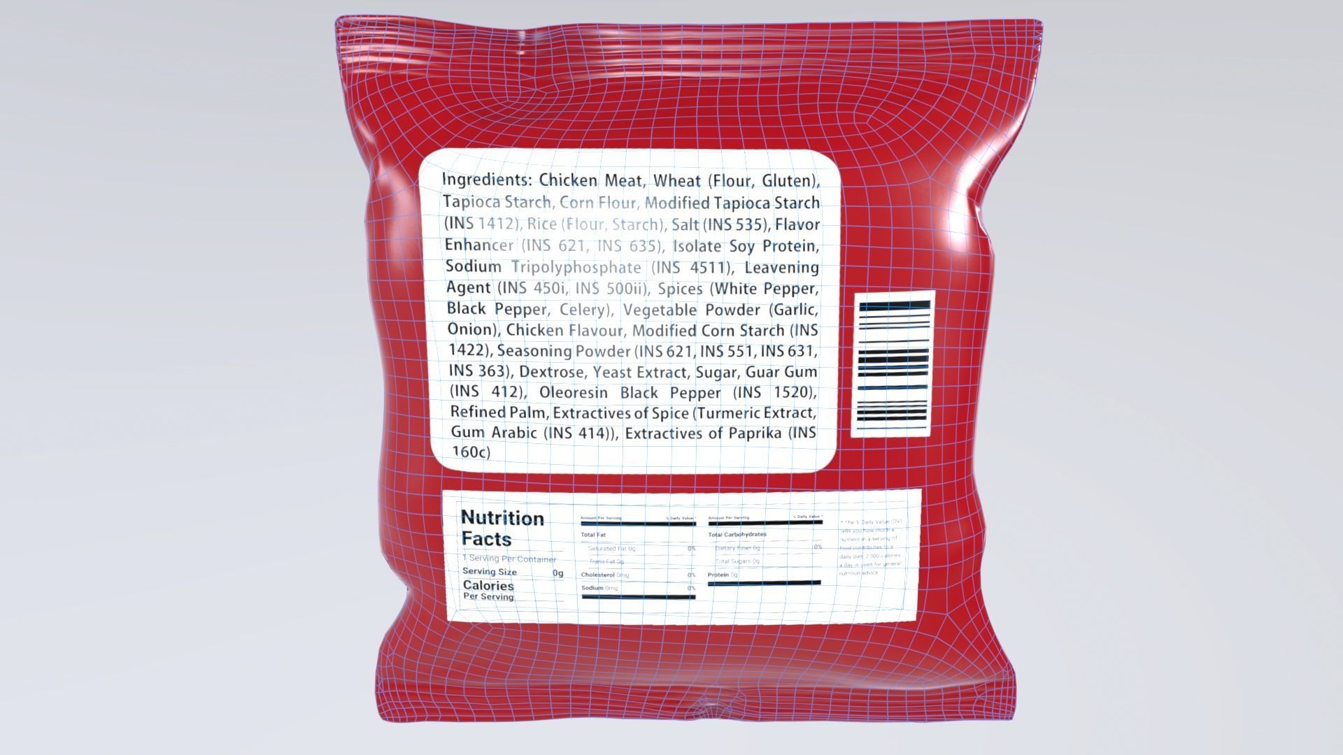 ChickenNuggets Low-poly 3D model_10