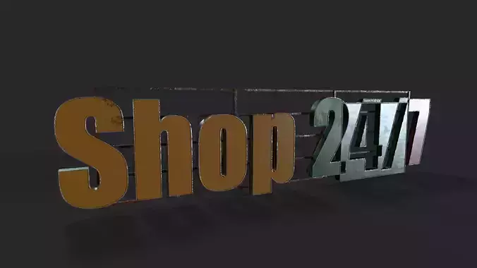 Shop 24 7 Sign 