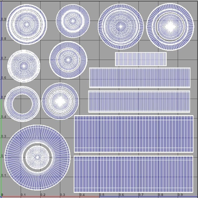 FaceMask Low-poly 3D model_7
