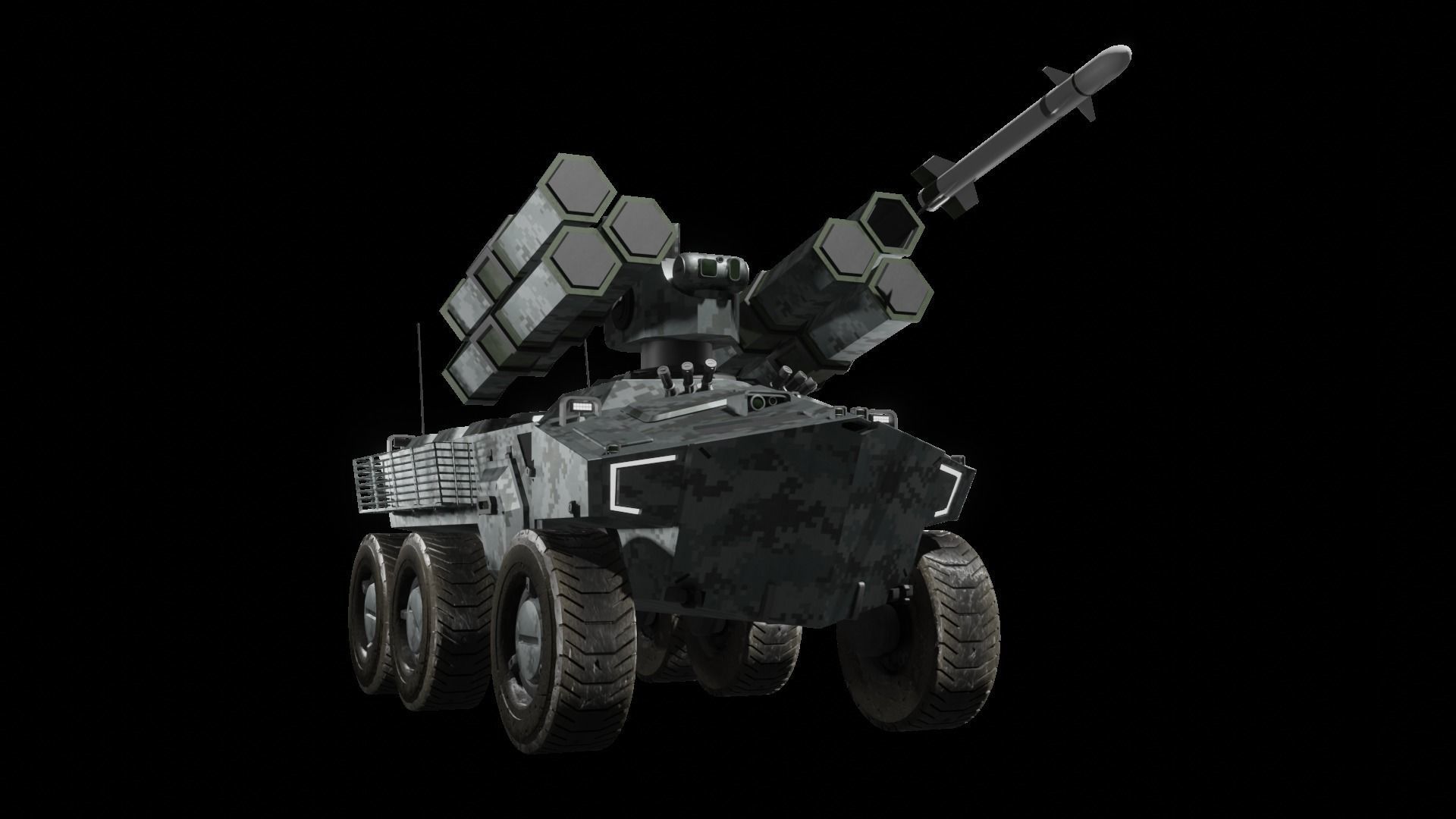 Sci-fi APC Collection 3D model_20