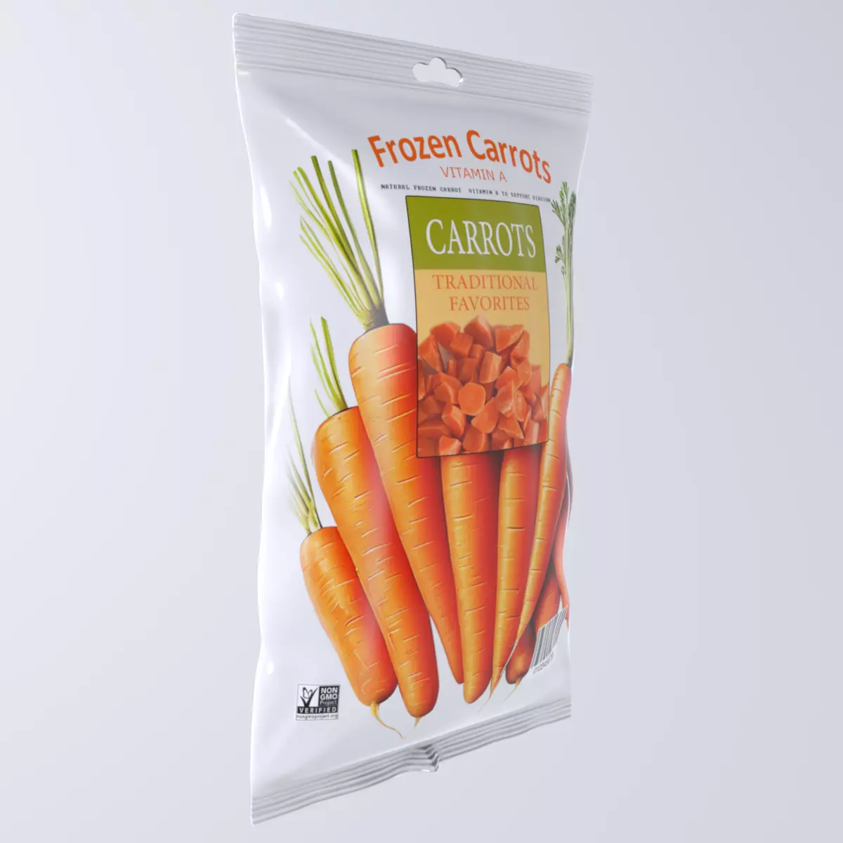 FrozenCarrots Low-poly 3D model_0